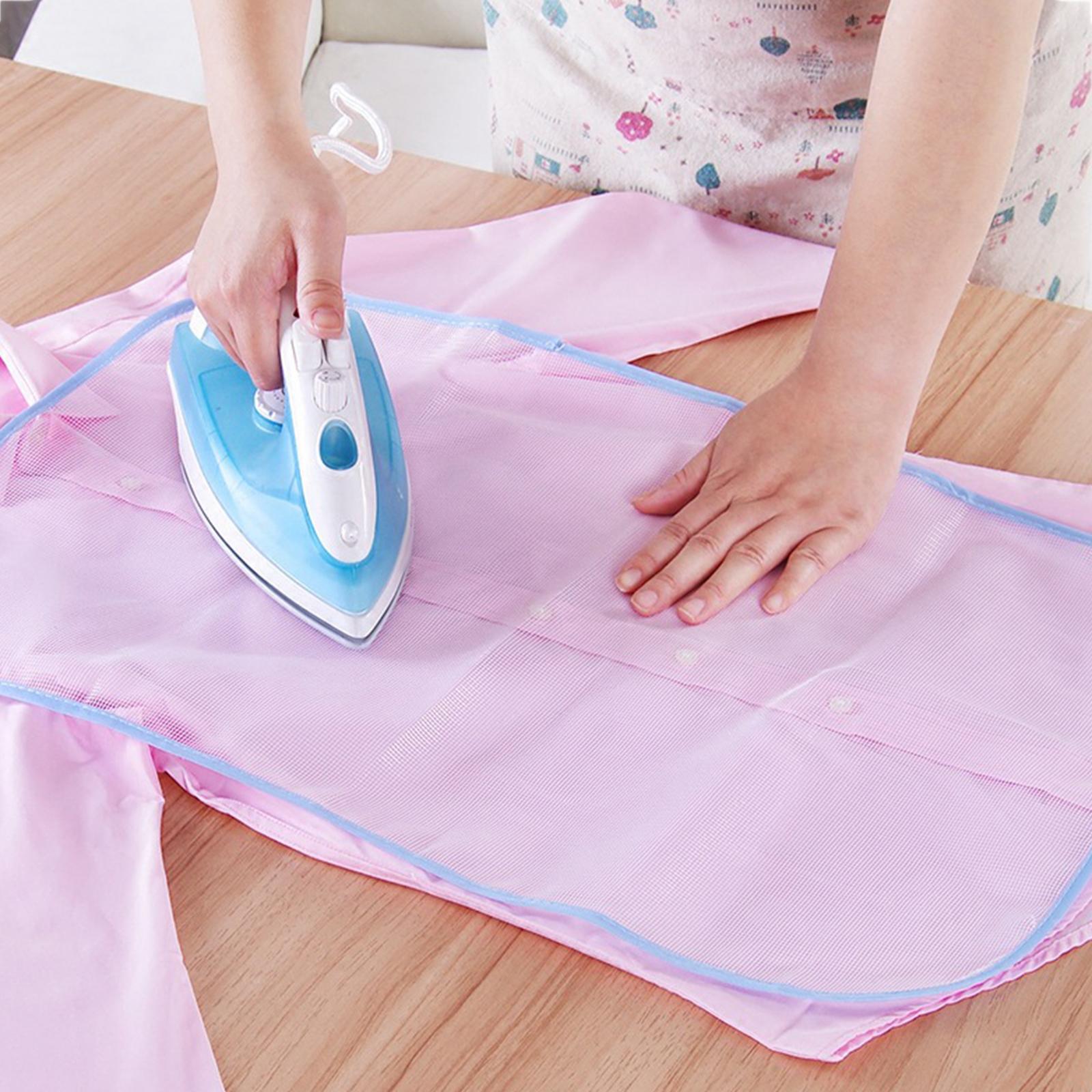 10 Pieces Heat Resistant Ironing Mesh Sheet Pressing Pad Household Net 35cmx50cm