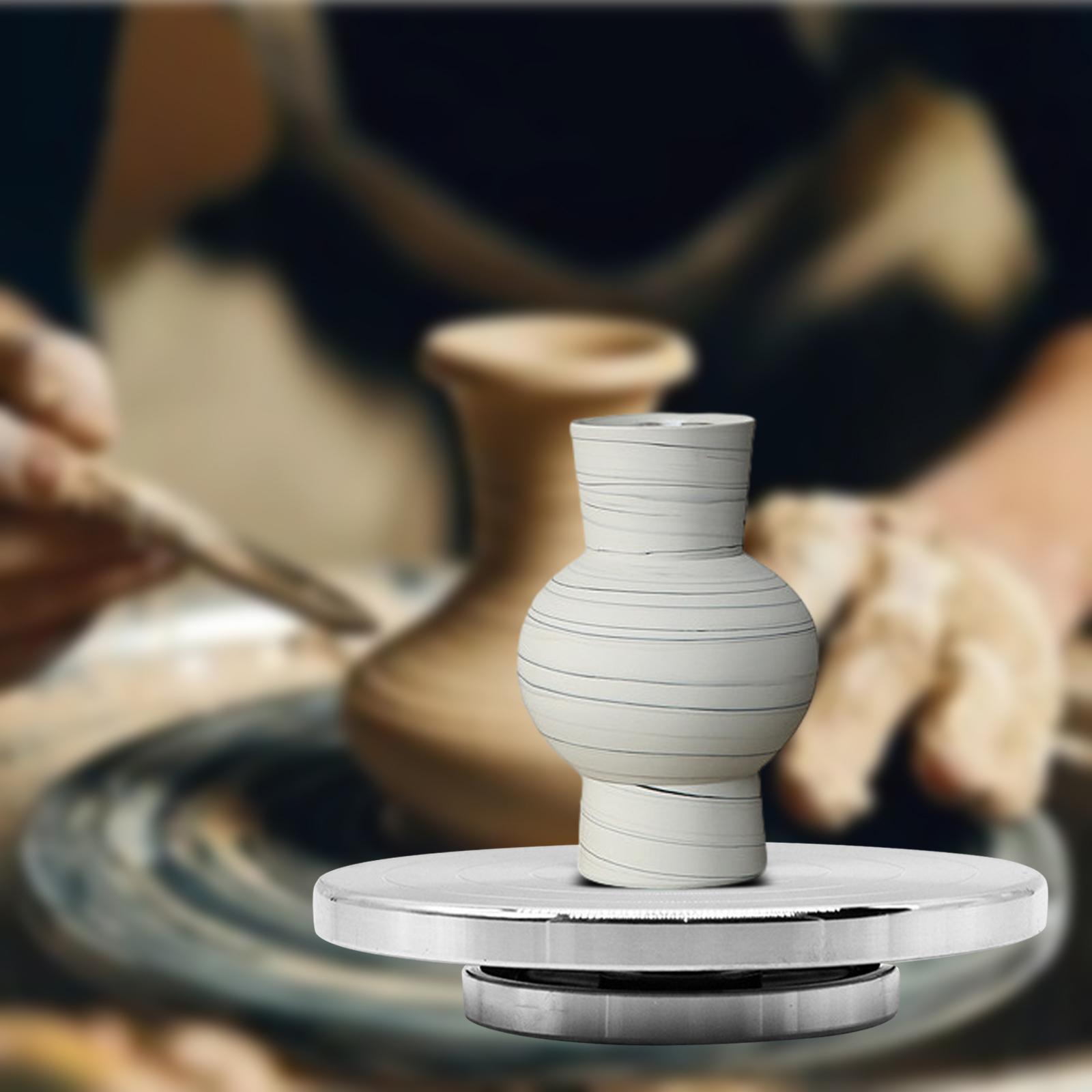 Sculpting Wheel Turntable Clay Pottery Repair Figurine Making Paint Spraying 20cmx12cm