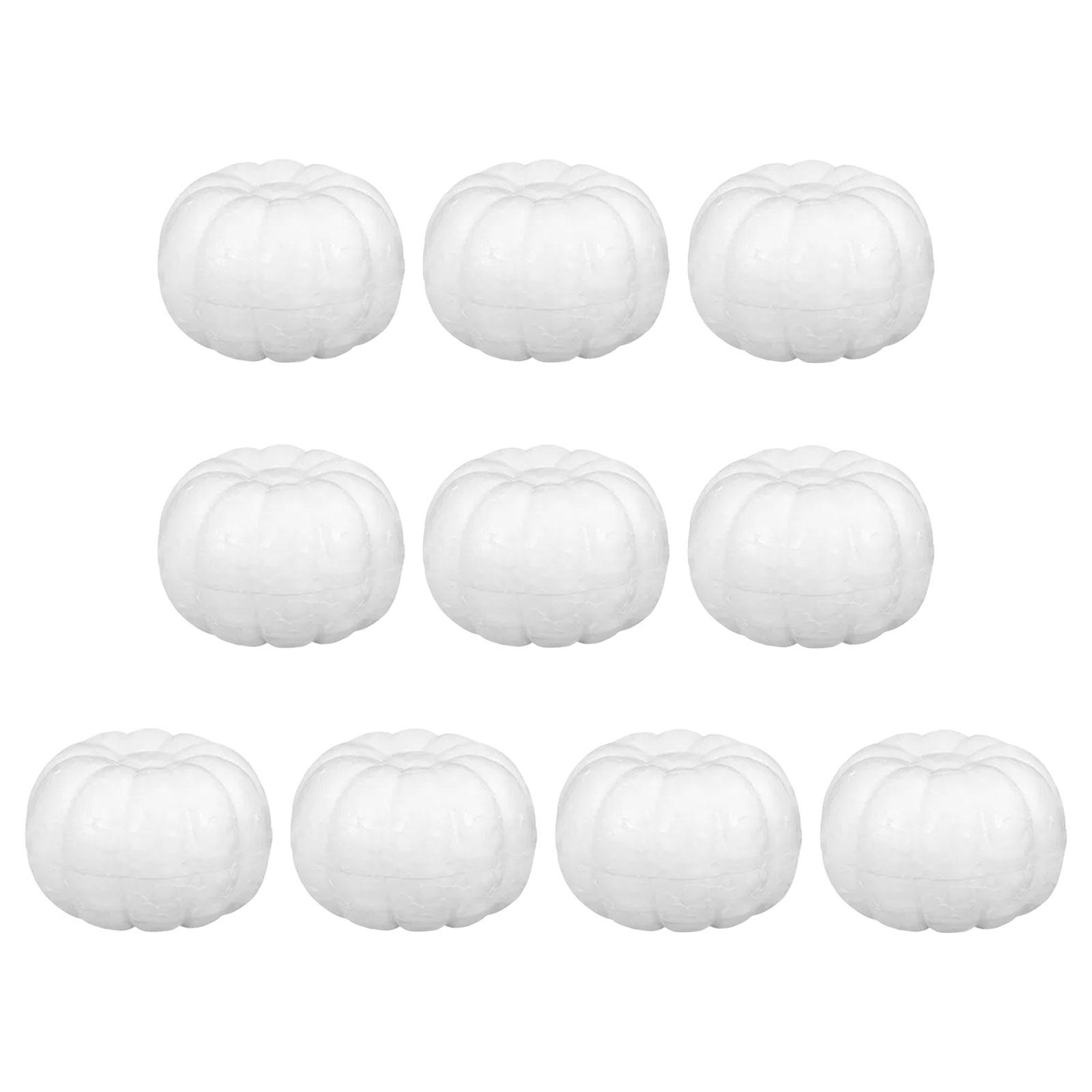 Foam Pumpkins White