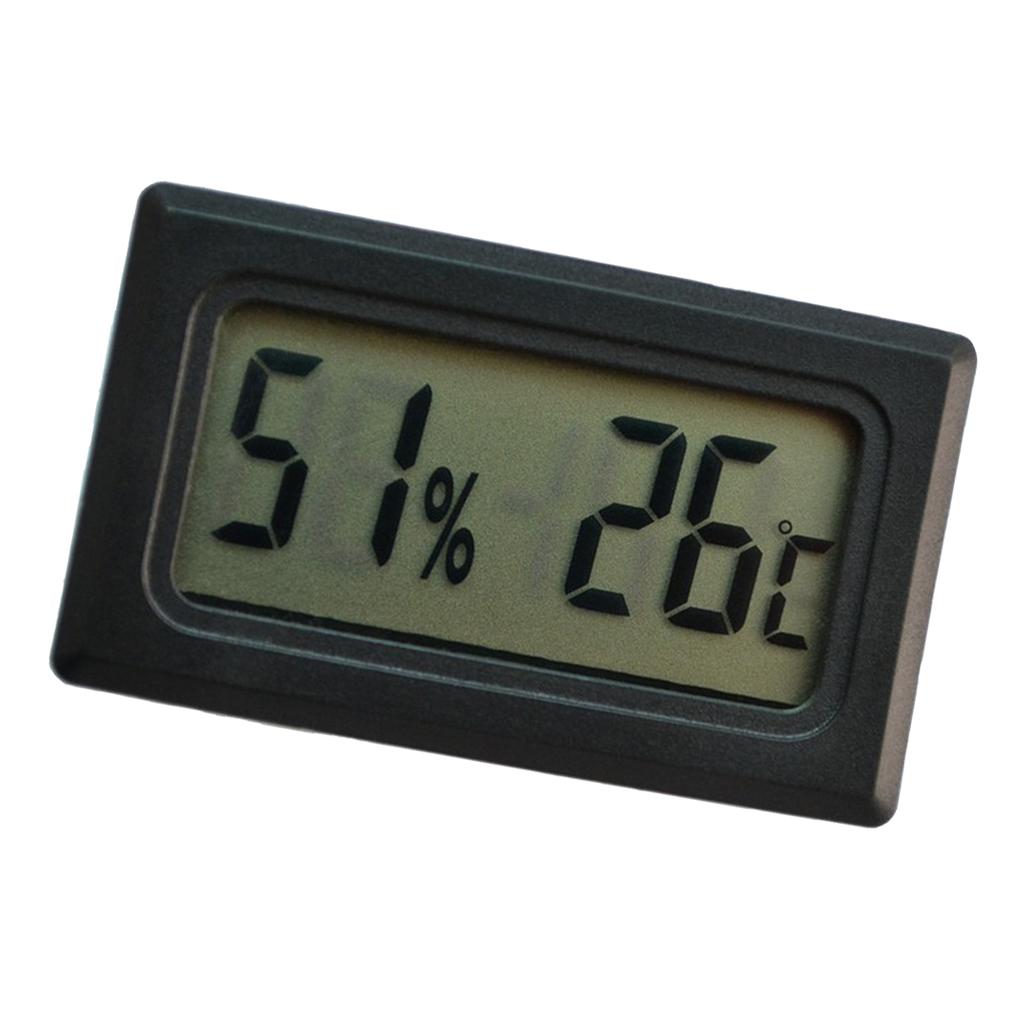 Digital LCD Temperature Humidity Meter Indoor Outdoor Hygrometer Thermometer
