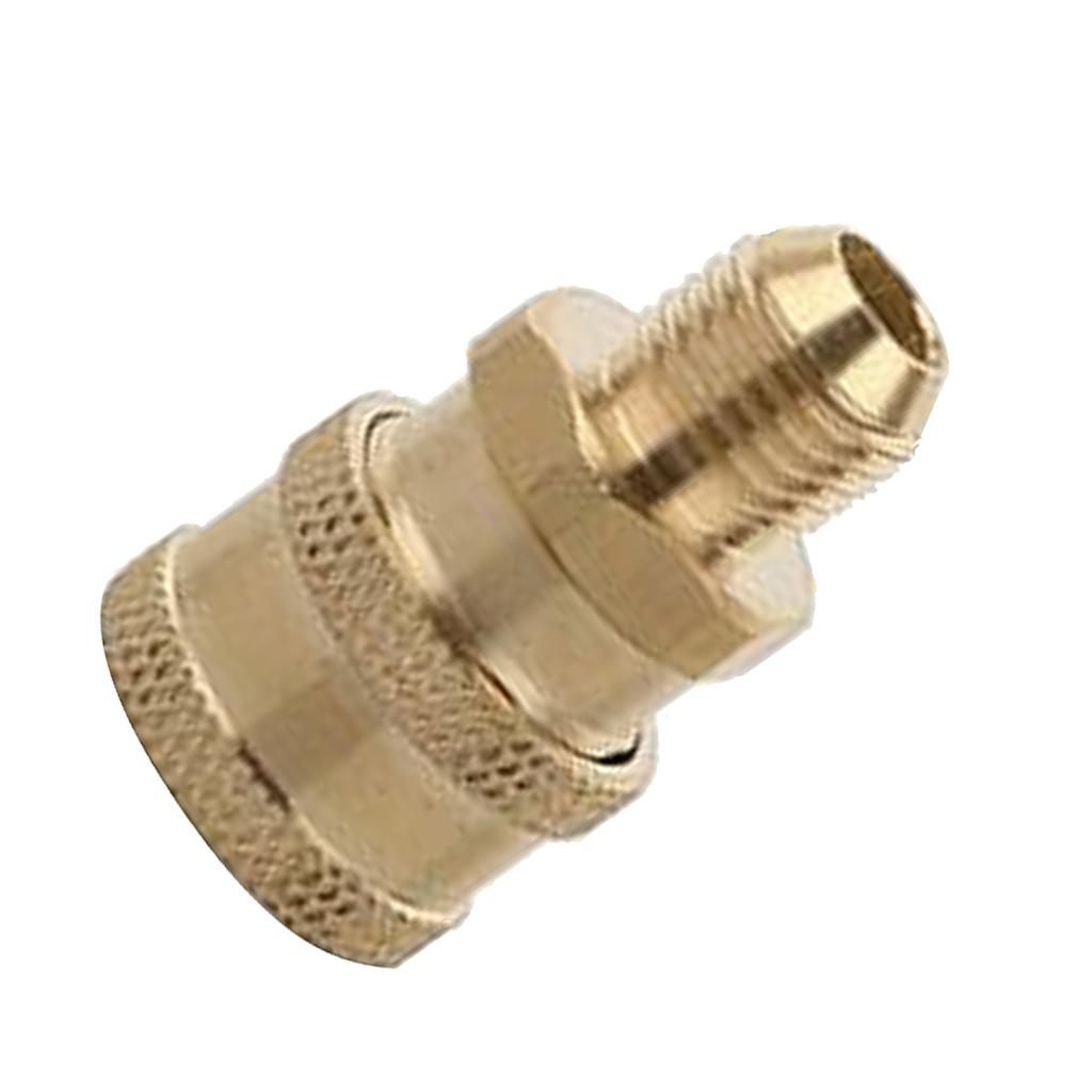 2pcs Brass Pressure Washer Garden Hose Connector Quick Coupler Male & Female