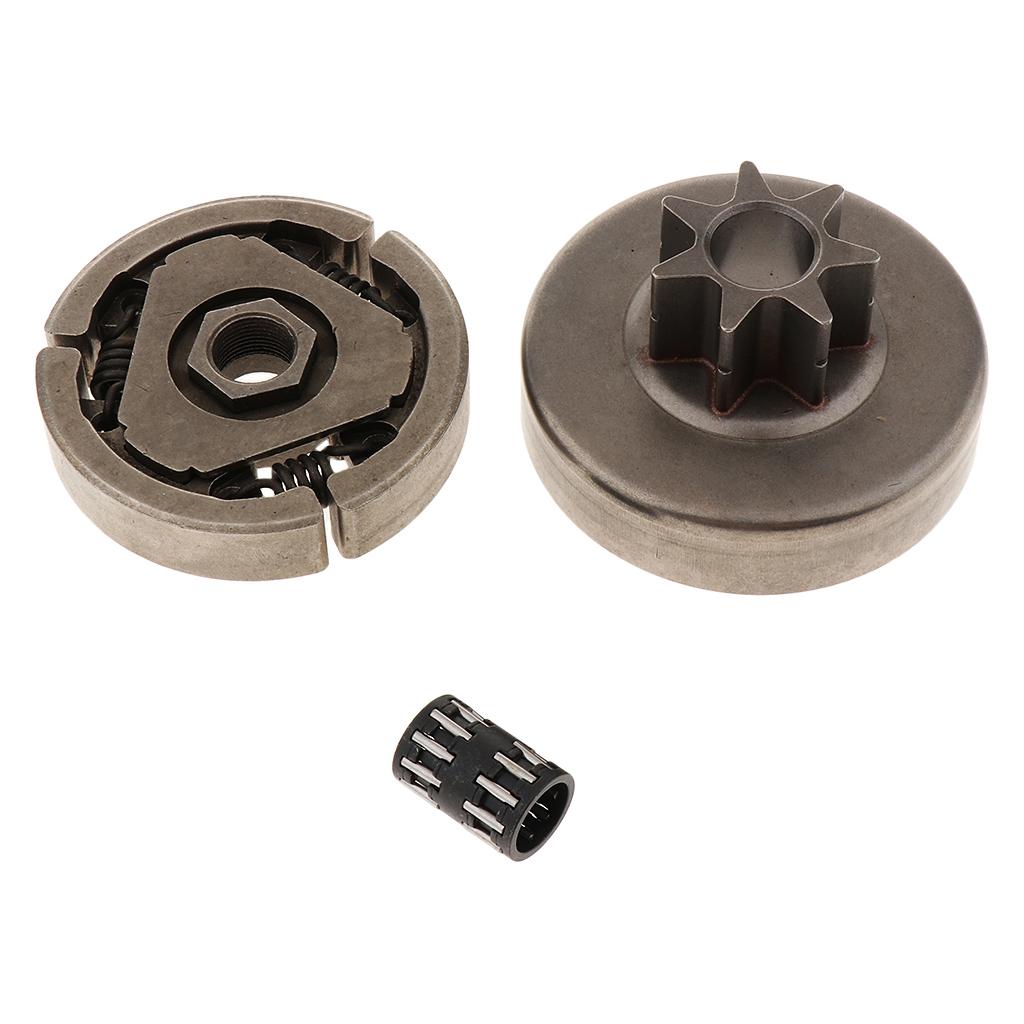 2 Sets Oil Pump Spur Wheel Clutch Chainsaw Chainsaw Part Sprocket Clutch