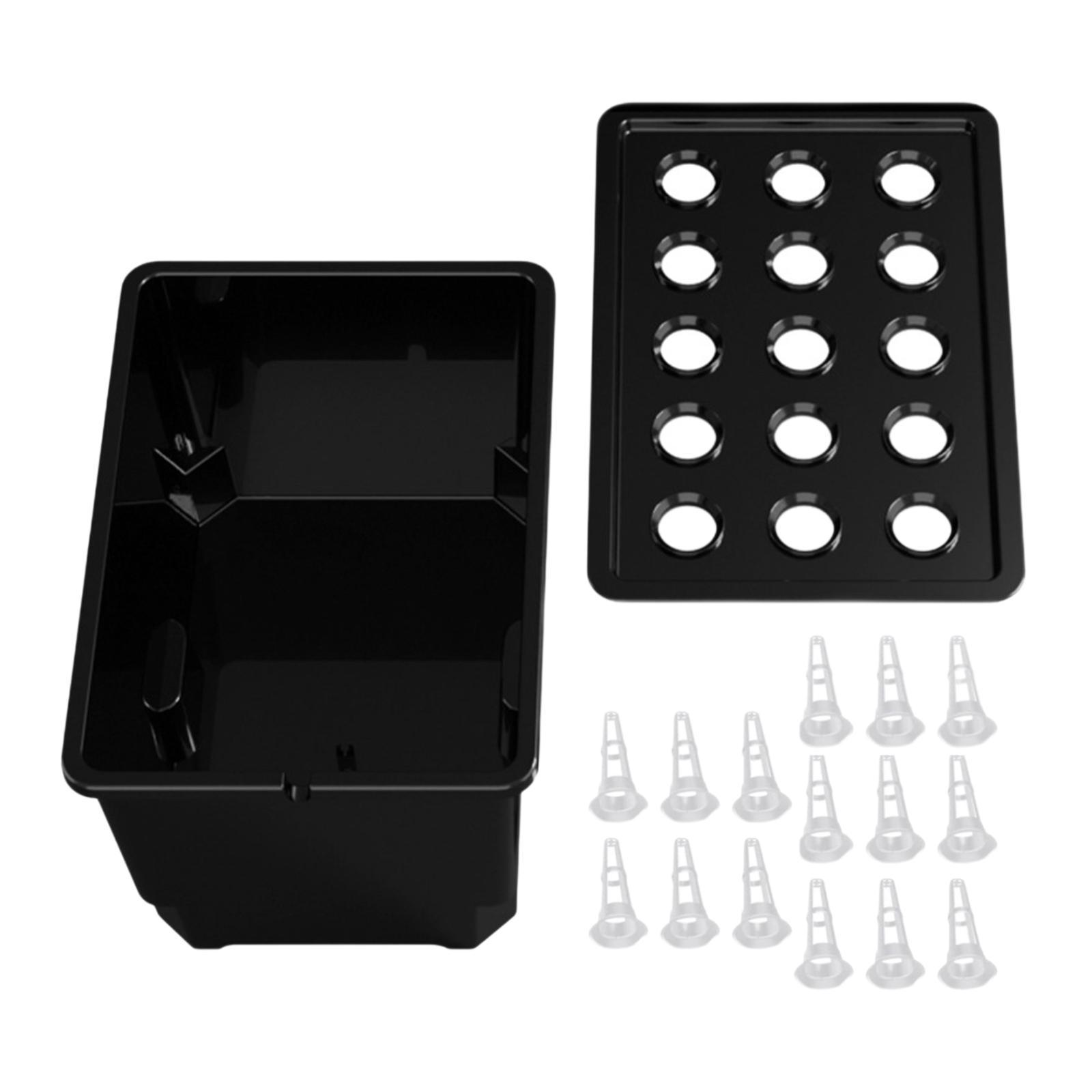 Hydroponic Growing System Kit Black