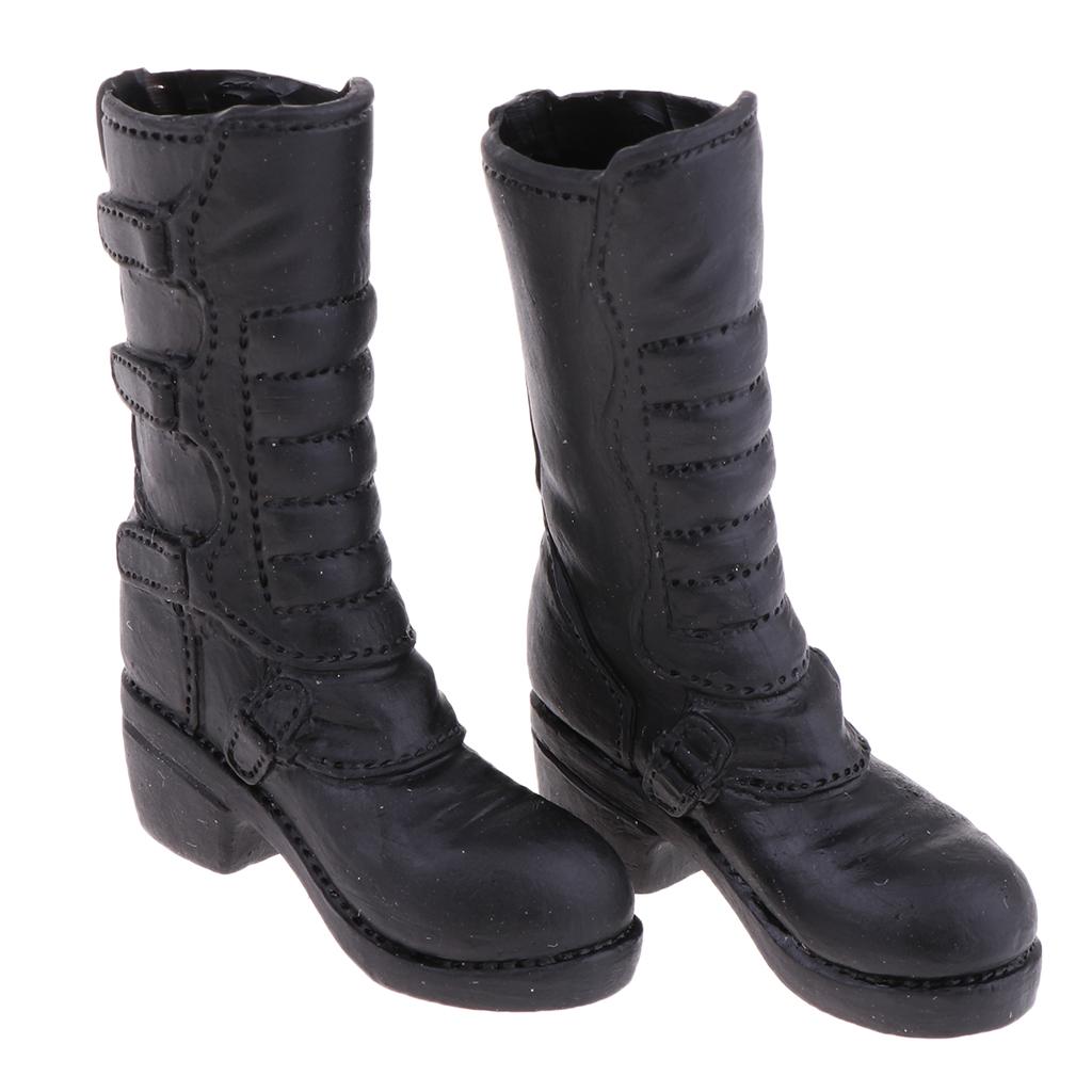 1/6th Scale Female Tactical Boots 12'' Action Figure Knee High Combat Shoes 