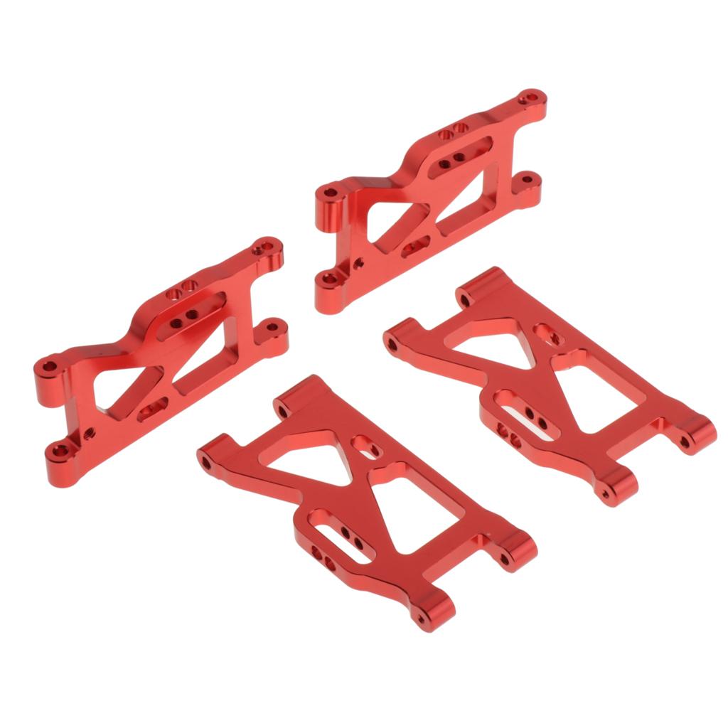 1/14 Front and Rear Lower Swing Arms Upgrade Parts Red