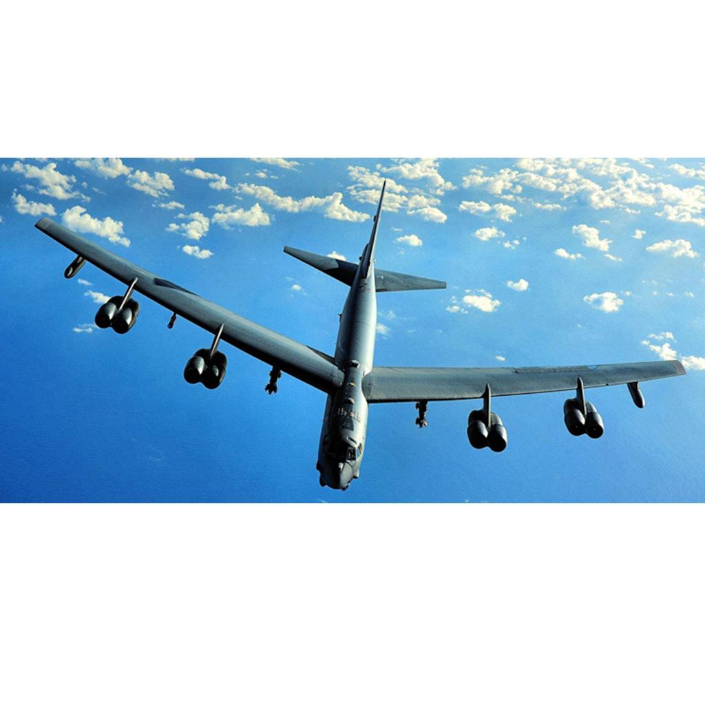 1:200 Diecast Metal Airplanes Toys American B-52 Strategic Bomber Model