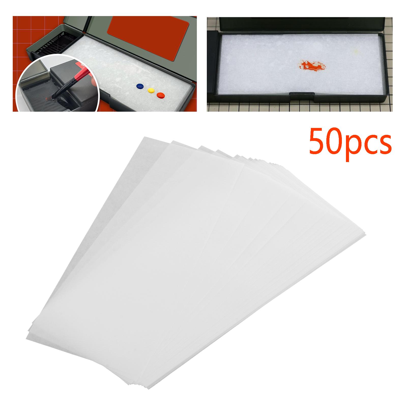 100pcs Portable Paint Wet Paper for Acrylic Painting Model Paint 
