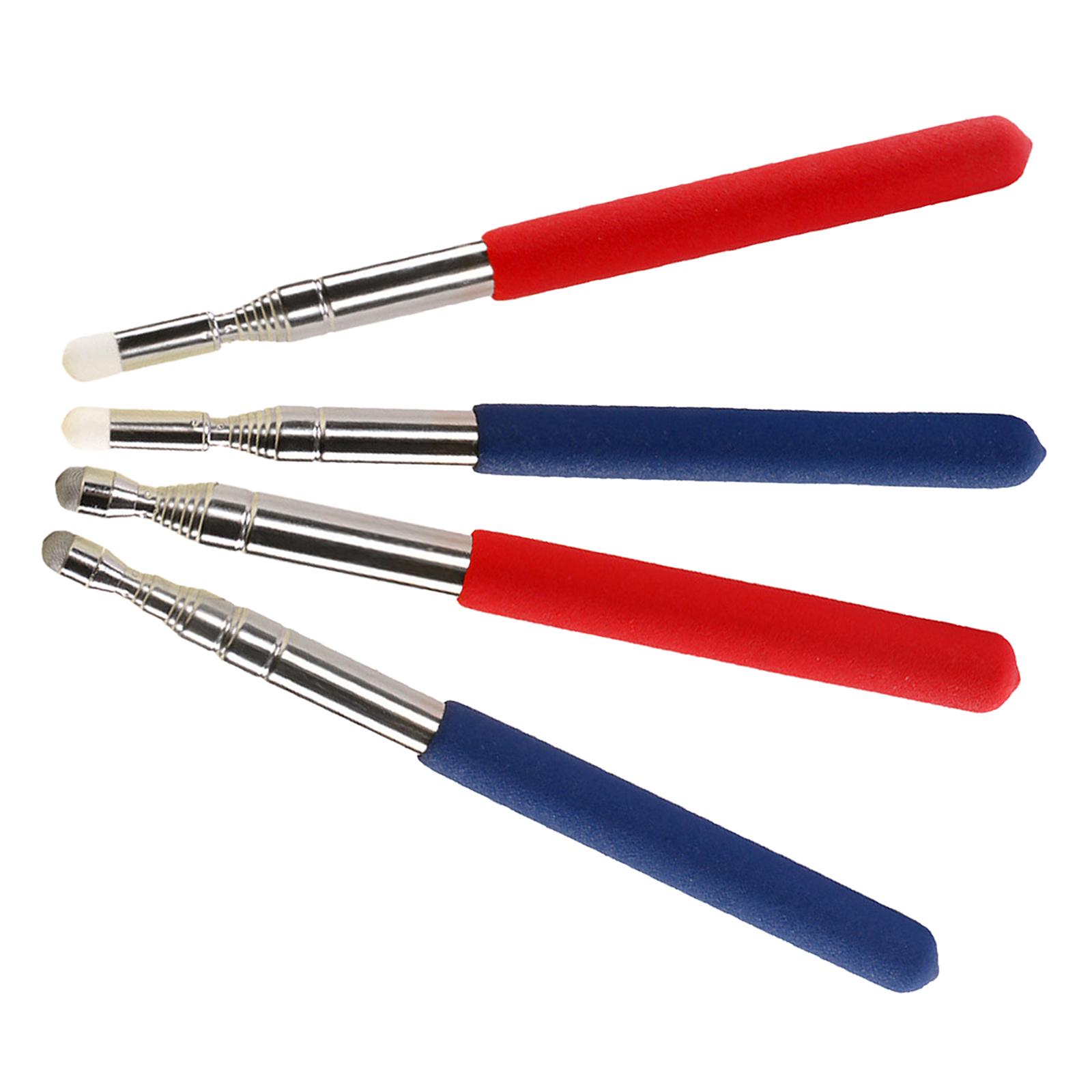 2xTeaching Pointer Lightweight Pointing Stick for Guides Teaching red