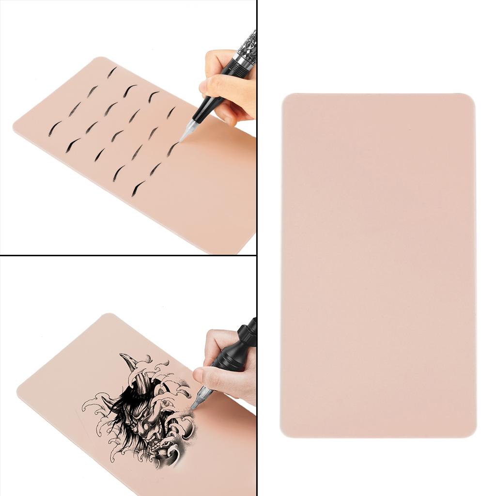2xBlank Eyebrow Tattoo Practice Skin Double Sided Microblading Training Skin