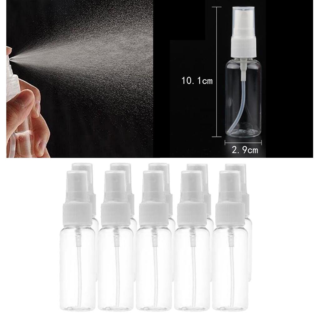 5x Transparent Refillable Empty Atomizer Refillable Fine Mist Sprayer  30ml