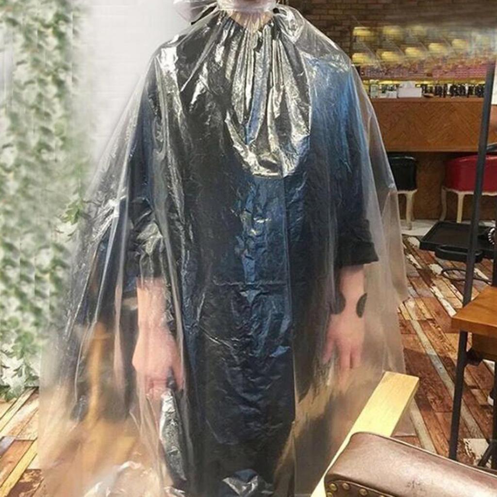 200pcs Disposable Hair Cutting Capes Salon Gown Barber Capes Gowns Cloth