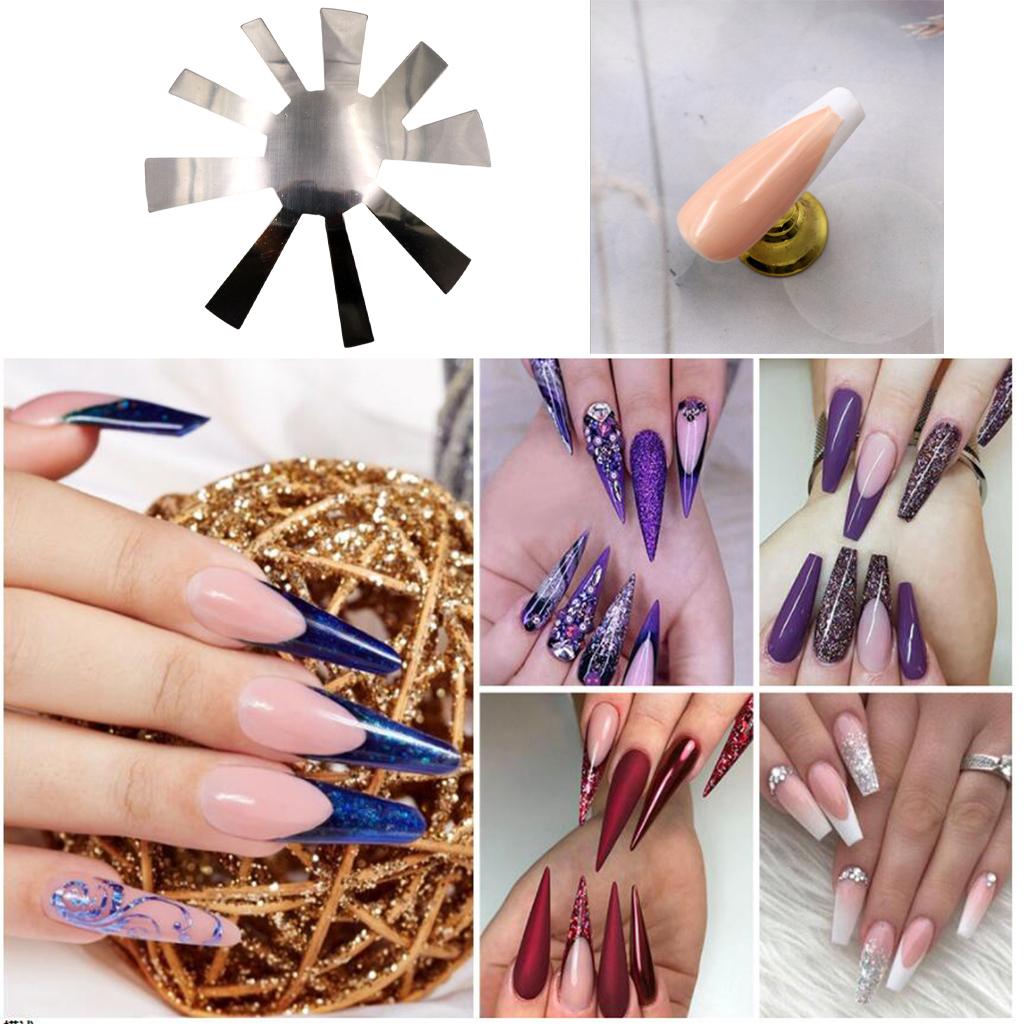 Nail Art Manicure Edge Trimmer Cutter Easy French Smile Line Manicure Tool