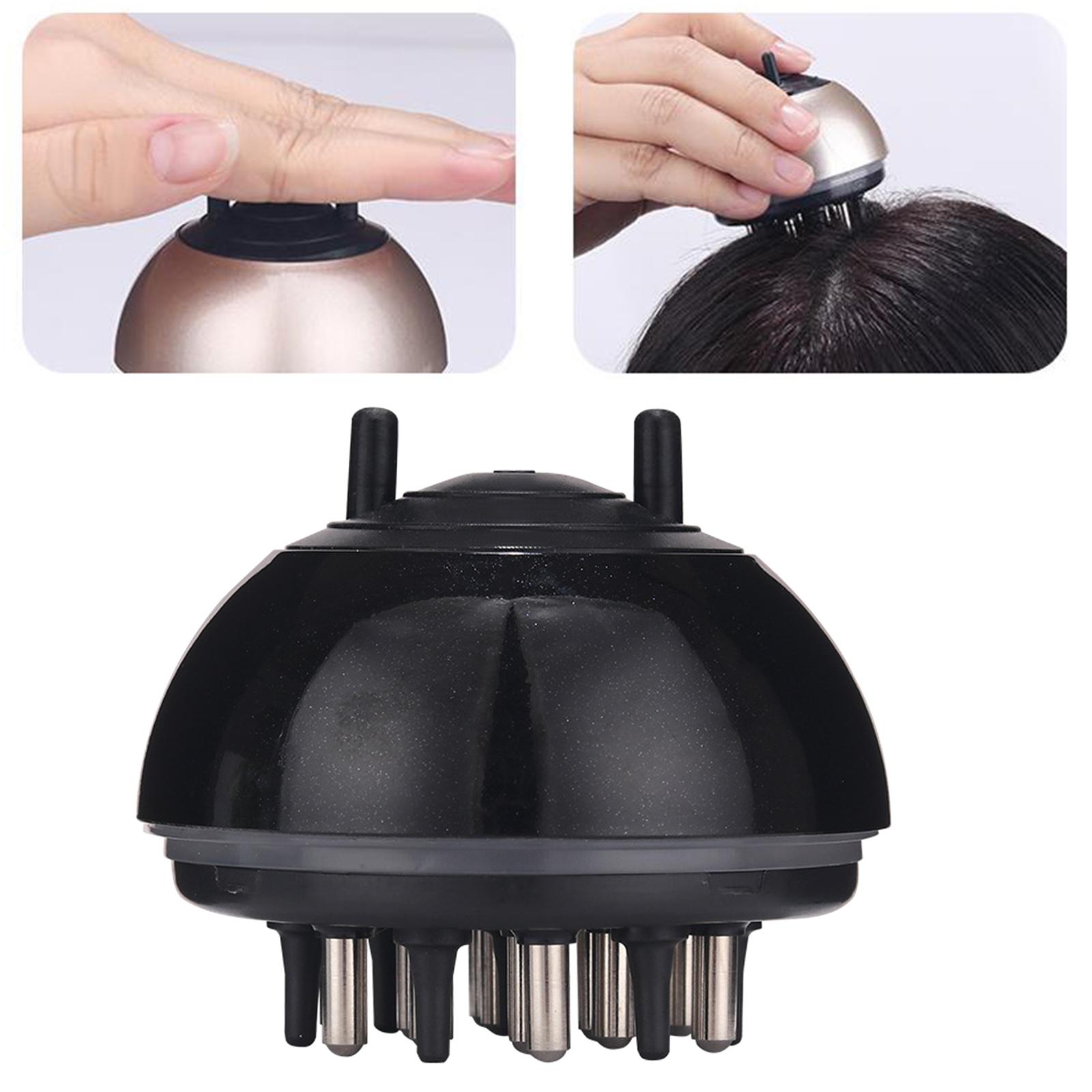 Scalp Applicator Comb hair Brush hair Scalp Massager Brush  Black