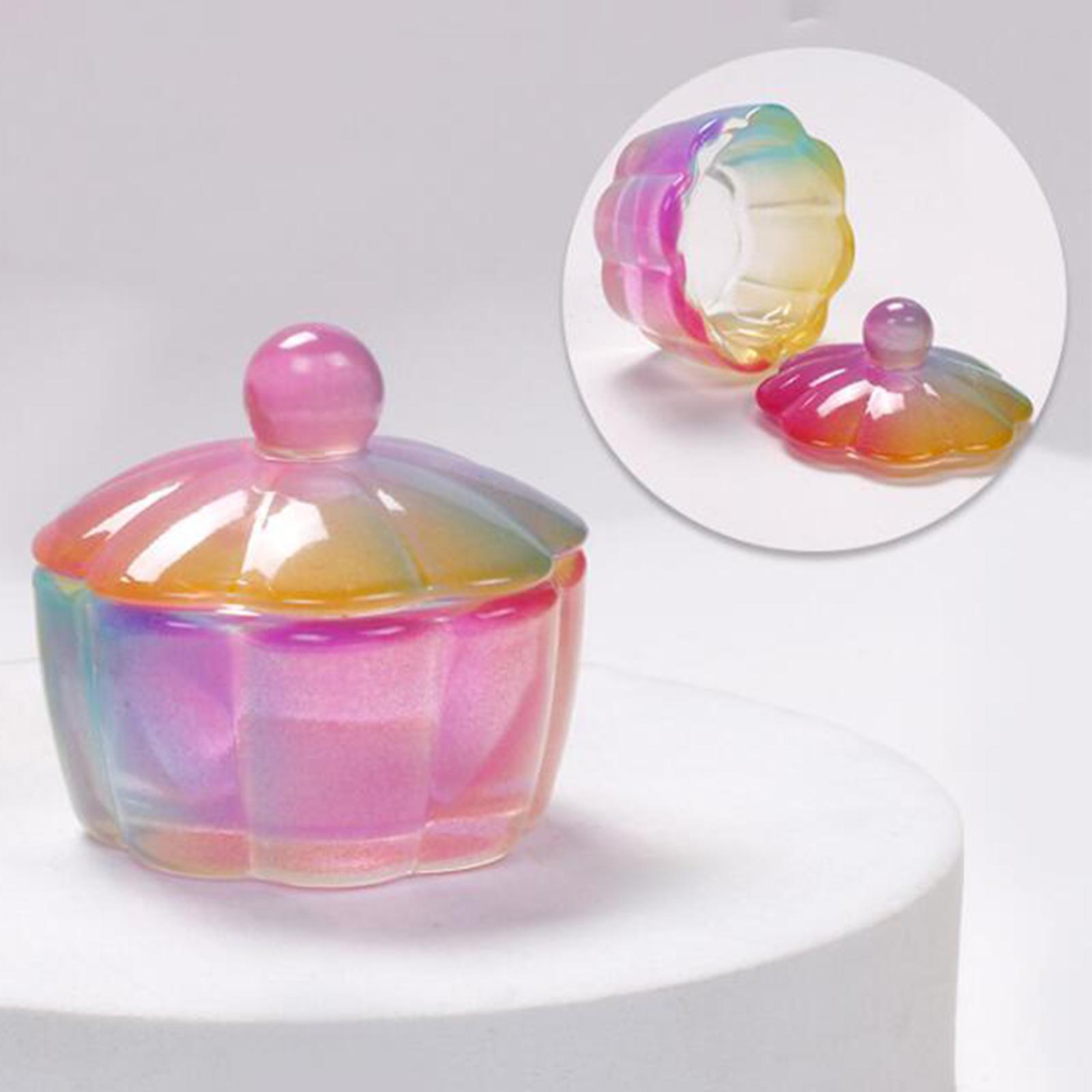 Nail Art Crystal Glass Bowl Cup for Nail Salon  Glassware Jade Color