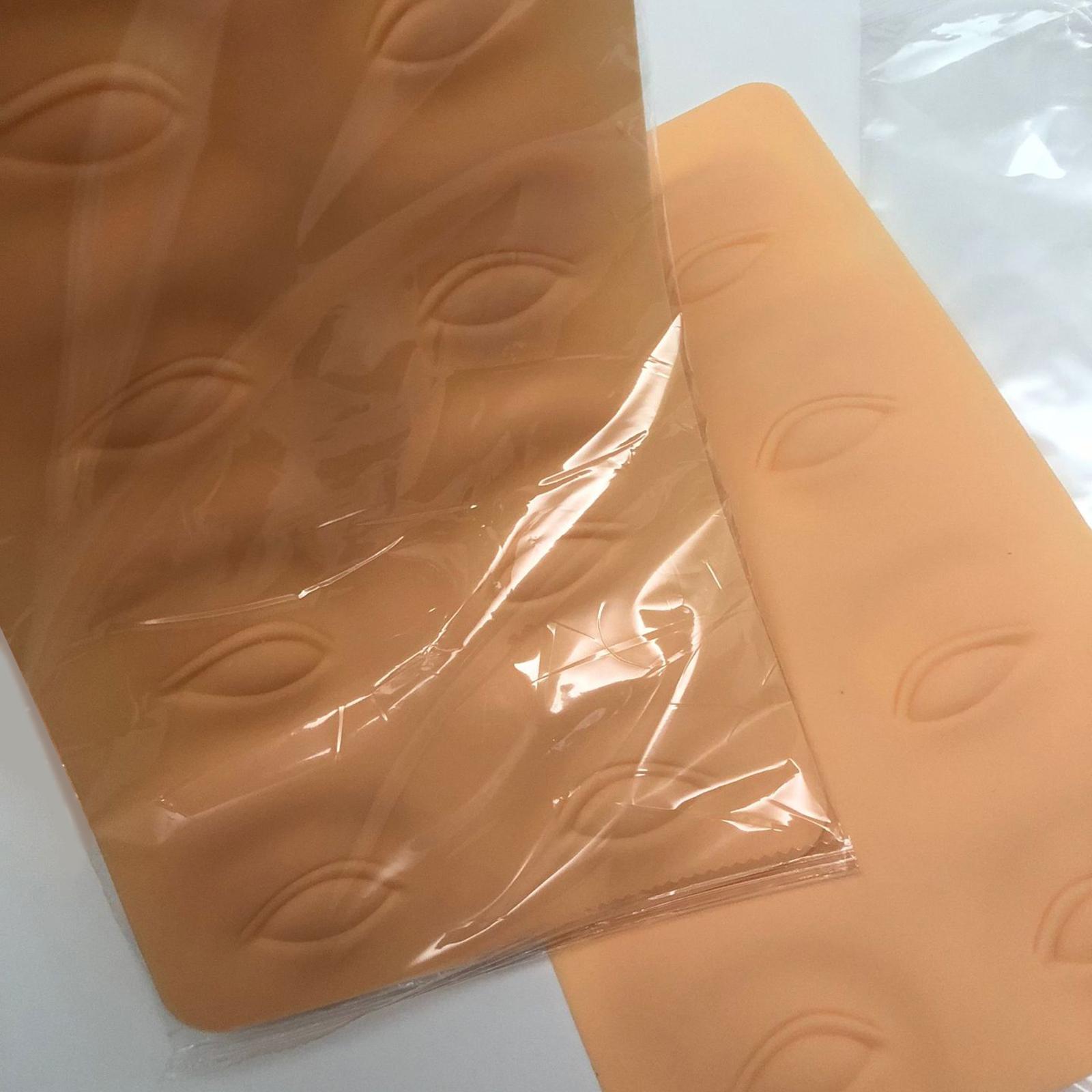Practice Board Silicone face eyes Makeup for Permanent Makeup eyelines Eyebrow