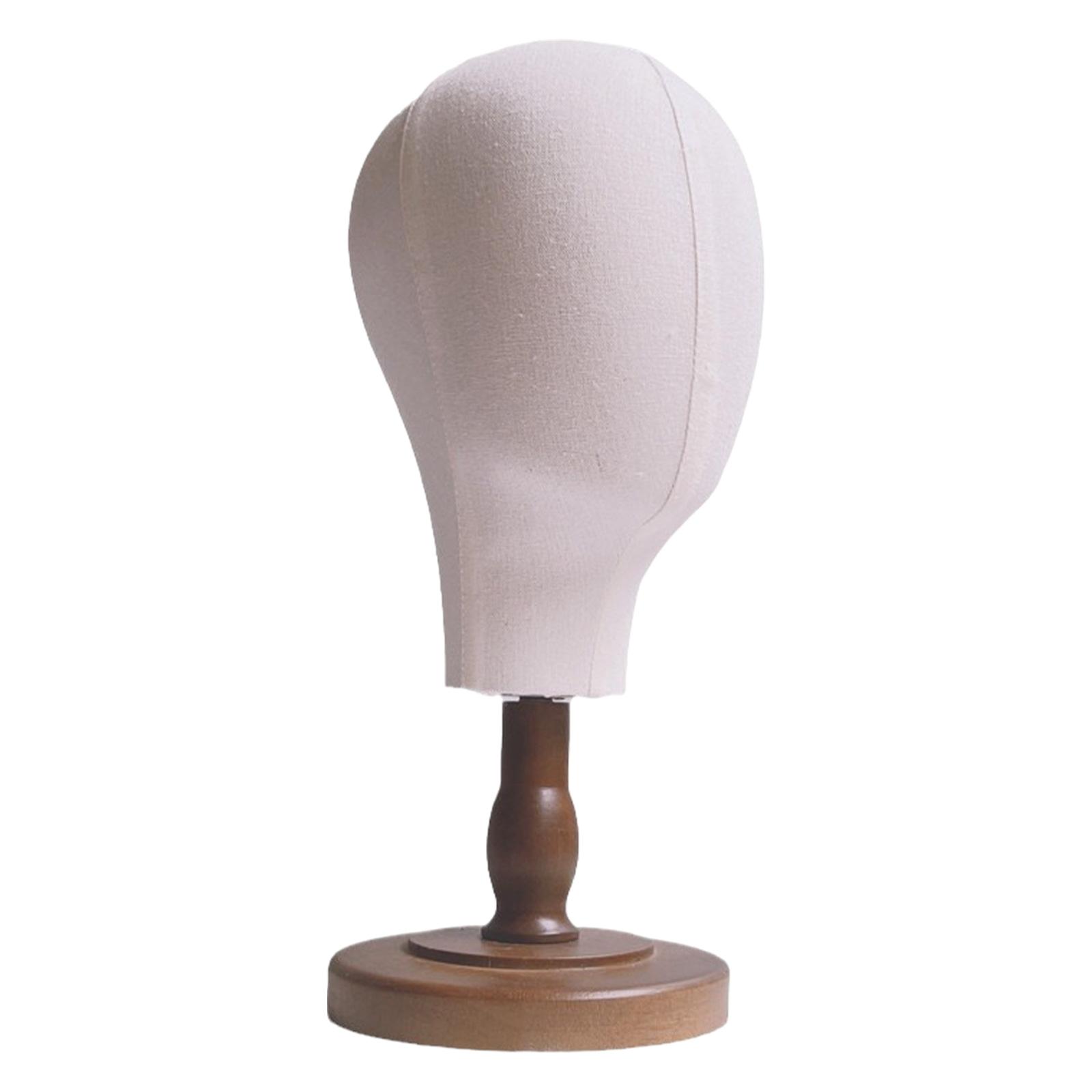 Wig Head Tabletop Wig Making Hat Display Stand for Headphones Glasses Travel Can Be Inserted