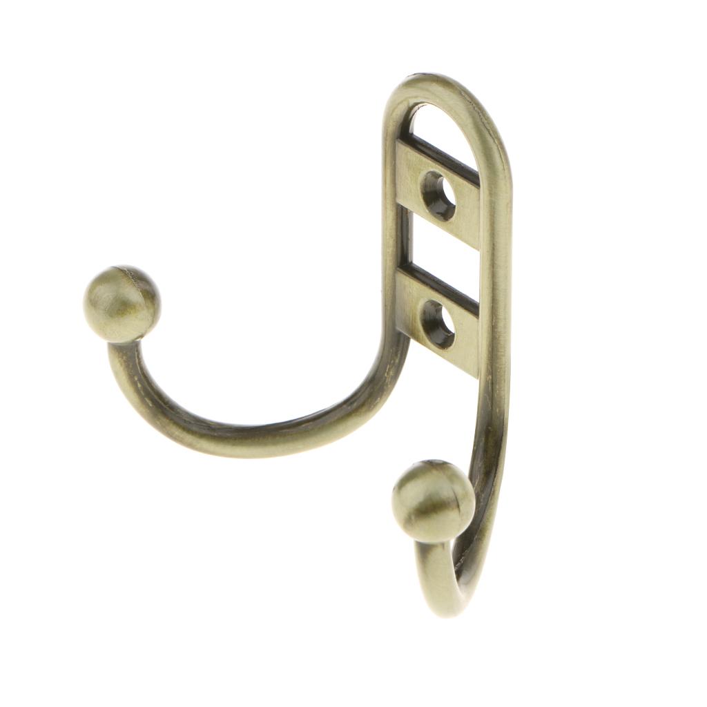 VINTAGE HOOK OVER THE DOOR CLOTHES COAT DRESS GARMENT HANGER HOOKS ...