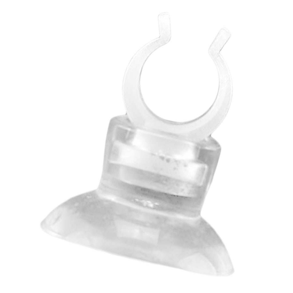 10 x transparent Saugnäpfe mit Haken für Fenster