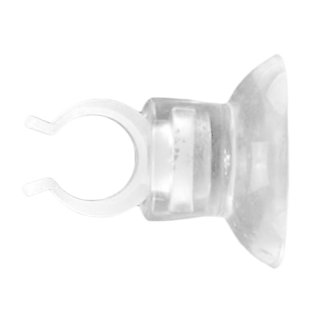 10 x transparent Saugnäpfe mit Haken für Fenster