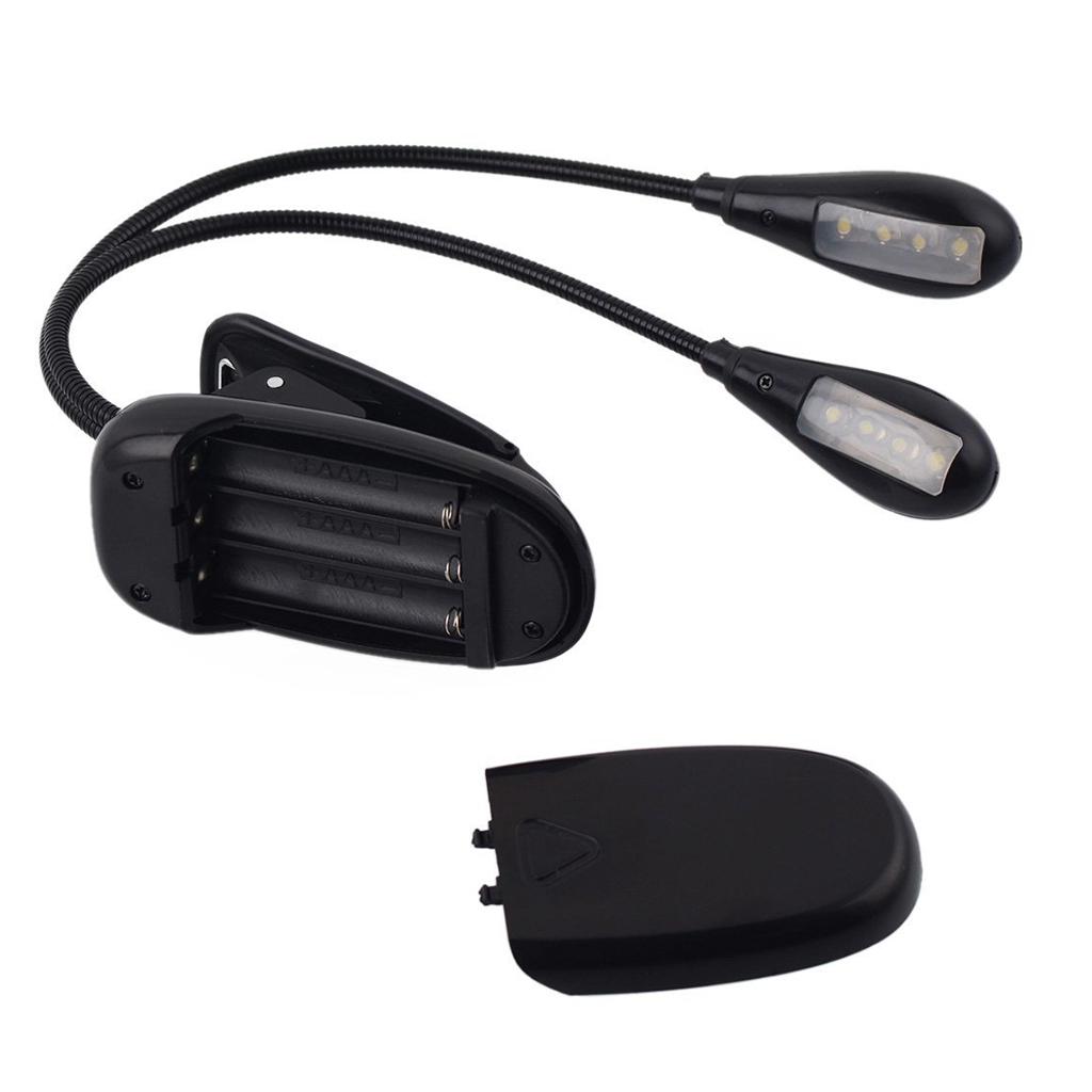 Portable USB /Battery Powered Flexible LED Clamp Clip On Reading Book