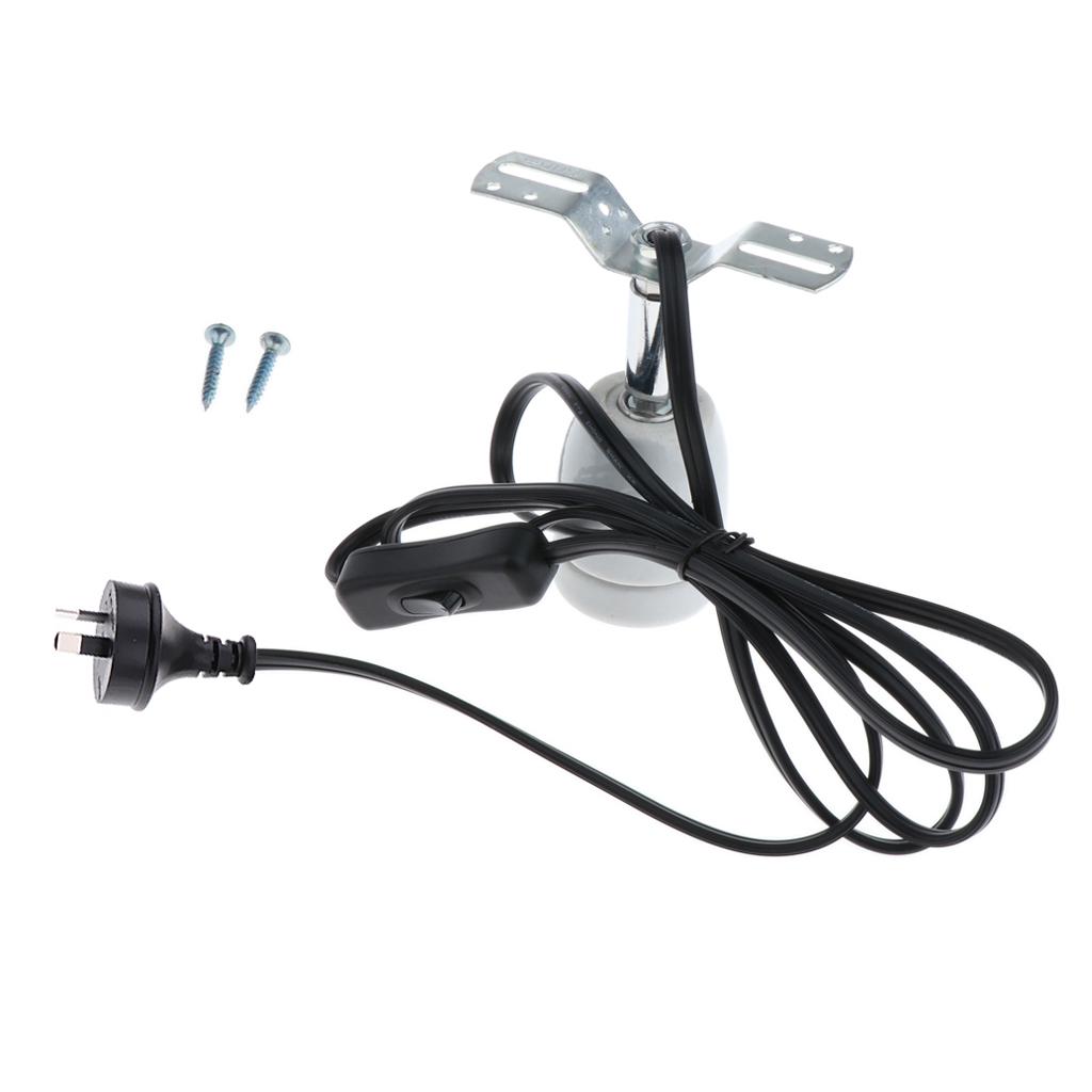 Lamp Fixture for Reptiles Lizard Adjustable Turtle Habitat Heat Lamps Holder