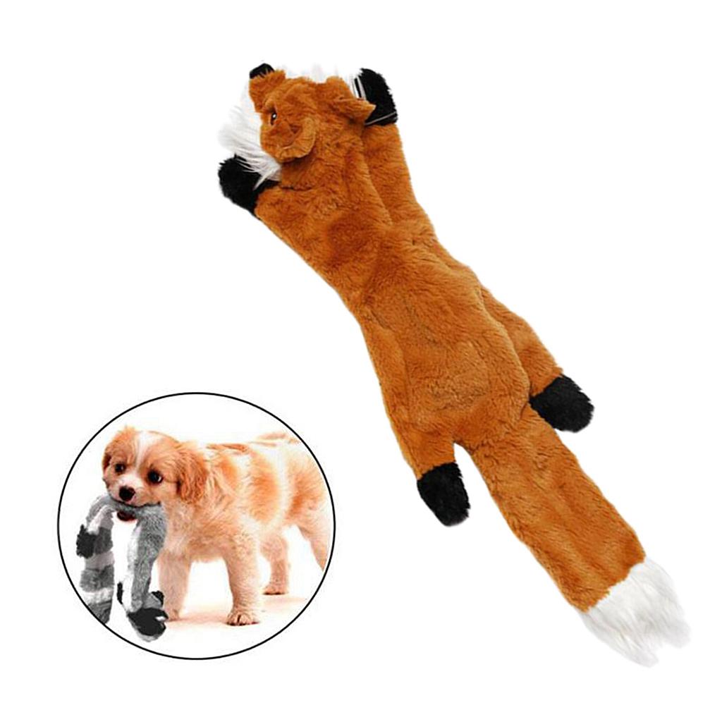 2 Pieces Large Dogs Pet Chew Squeak Squeaky Plush Interactive Toys