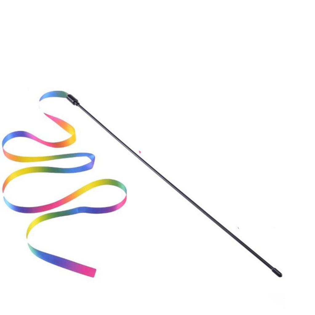 Teaser Cat Toy Interactive Kitten Catcher Wand Playing Pet String Toy 60cm