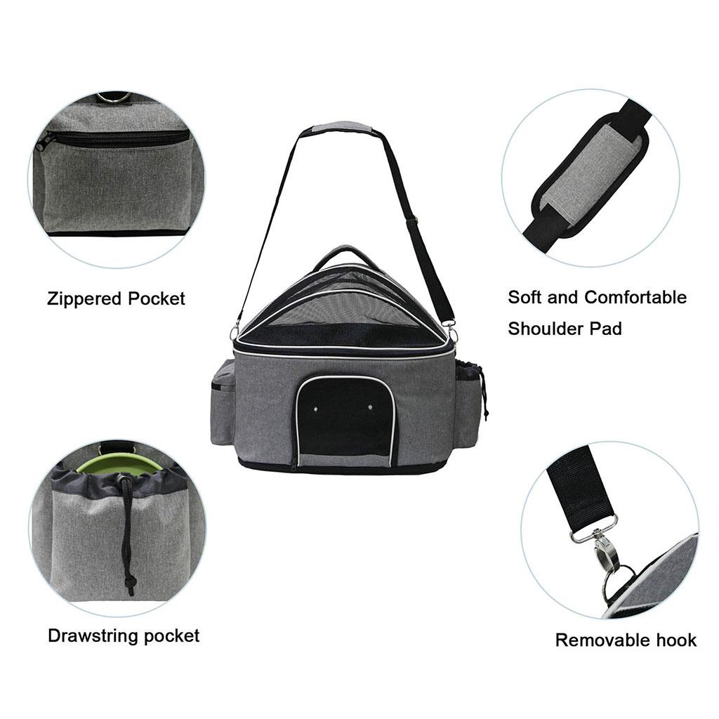 Foldable Pet Dog Cat Carrier Travel Carrying Bag Comfort Case Soft Package