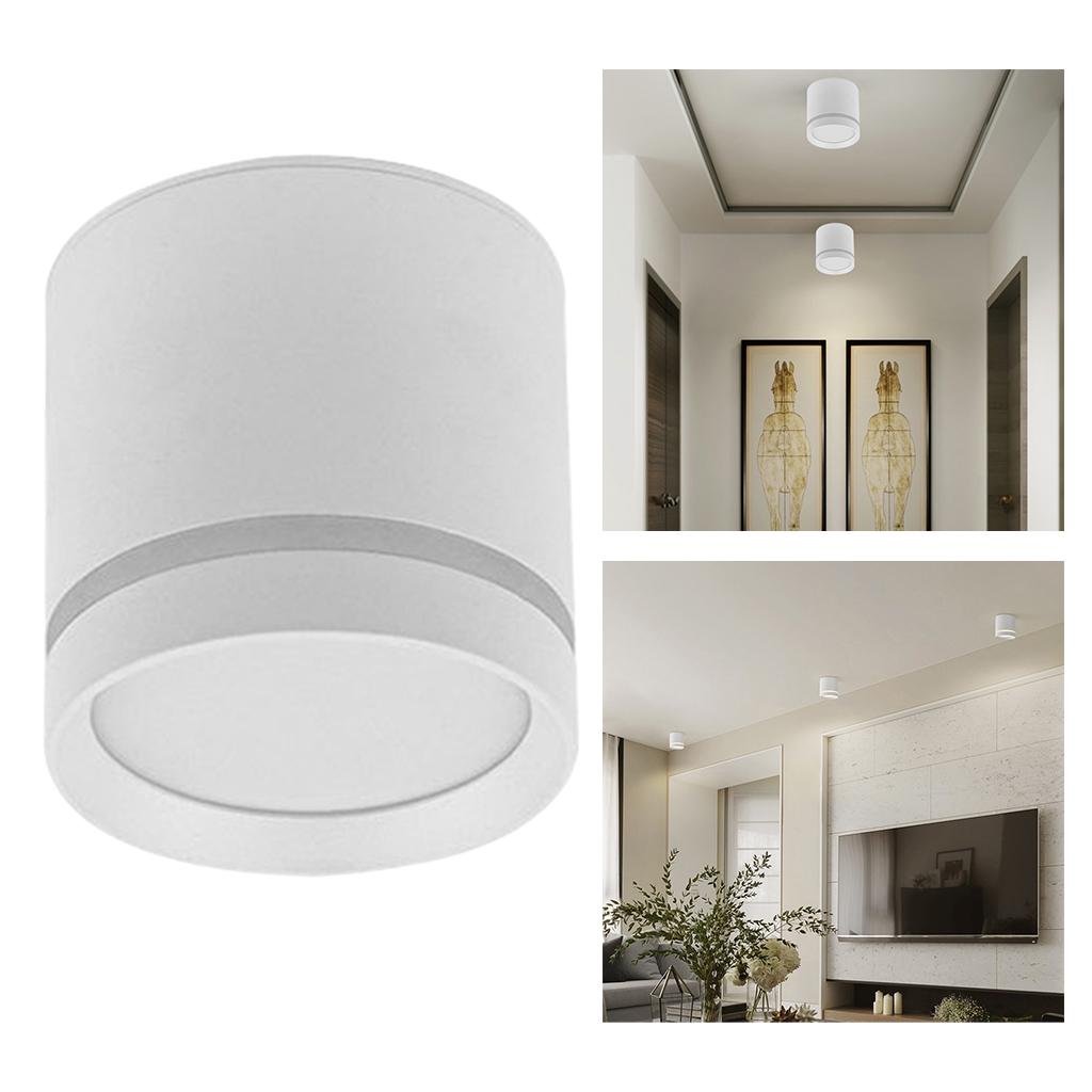 Cylinder Ceiling Light LED Downlight Fixtures Office Bedroom Lighting White