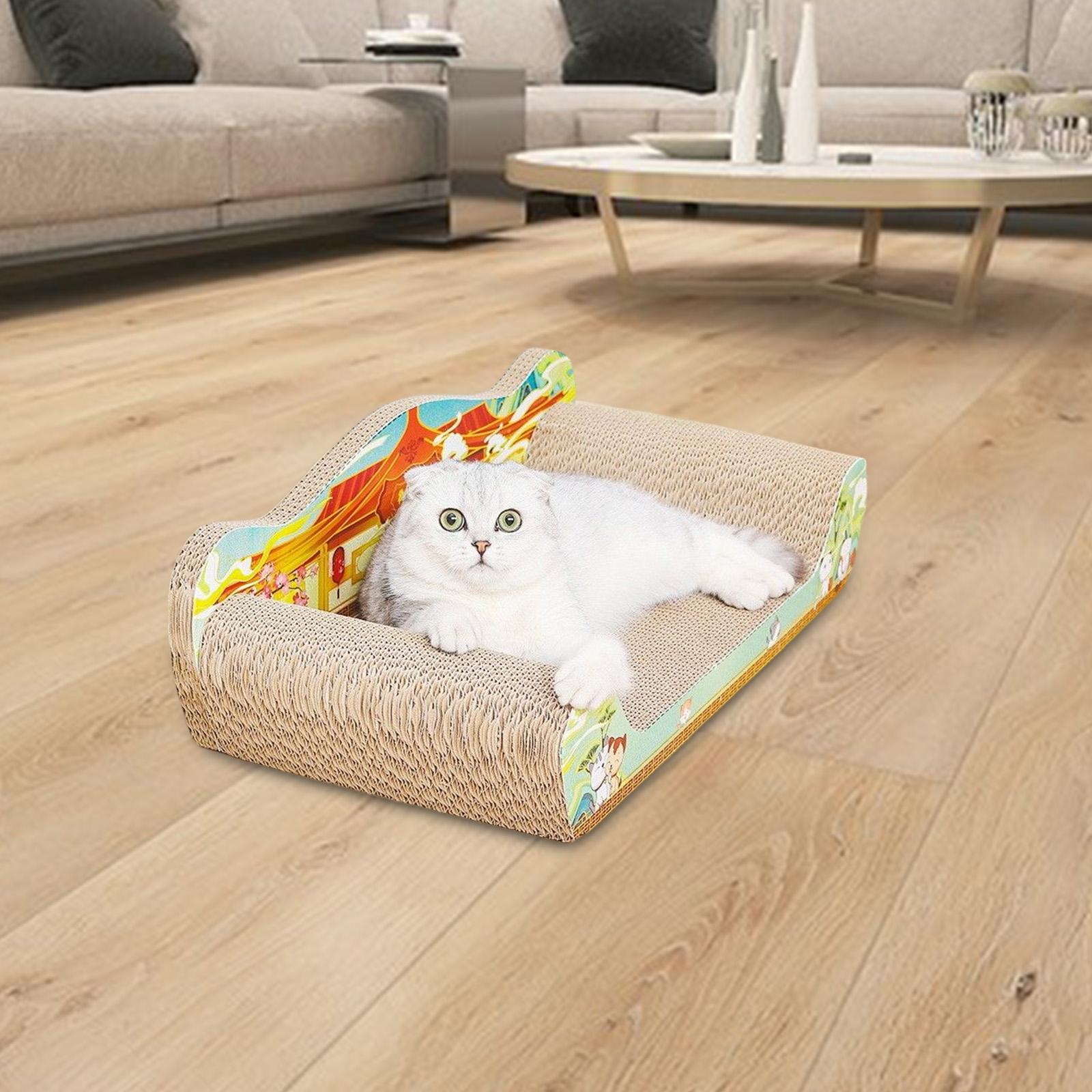 Durable Cat Scratch Cardboard Sofa Scratching Pad Board Furniture Scratcher 61cmx30cmx18cm