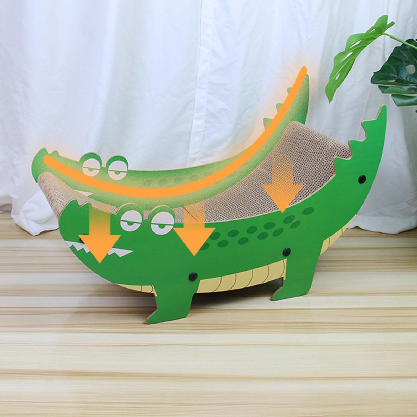 Cat Scratcher Cardboard Lounge Chair Grinding Claw Protect Carpets and Sofas Green