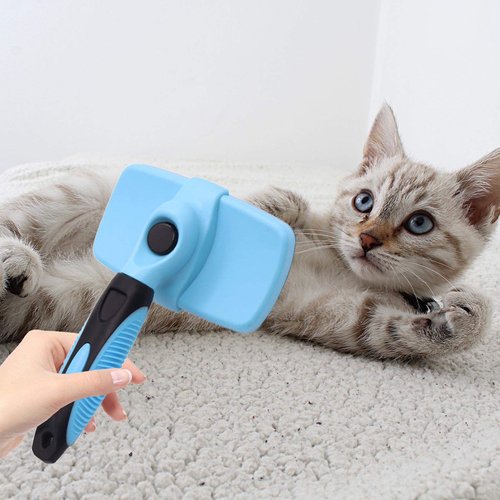 Dog Hair Brush Deshedding Brush for Pet Grooming Shredding 