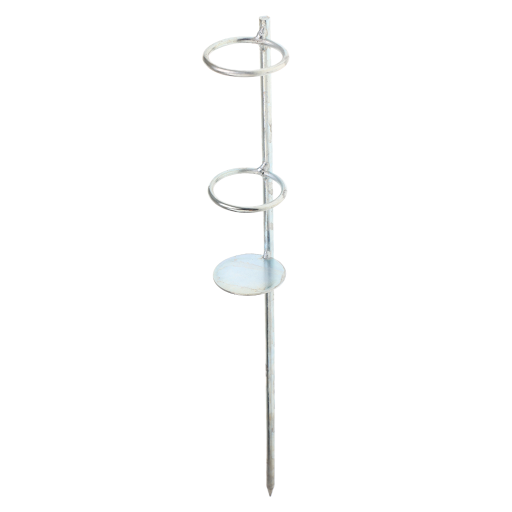 Fishing Ground Rod Holder Stainless Steel Beach Bank Rack Pole Ground Stand