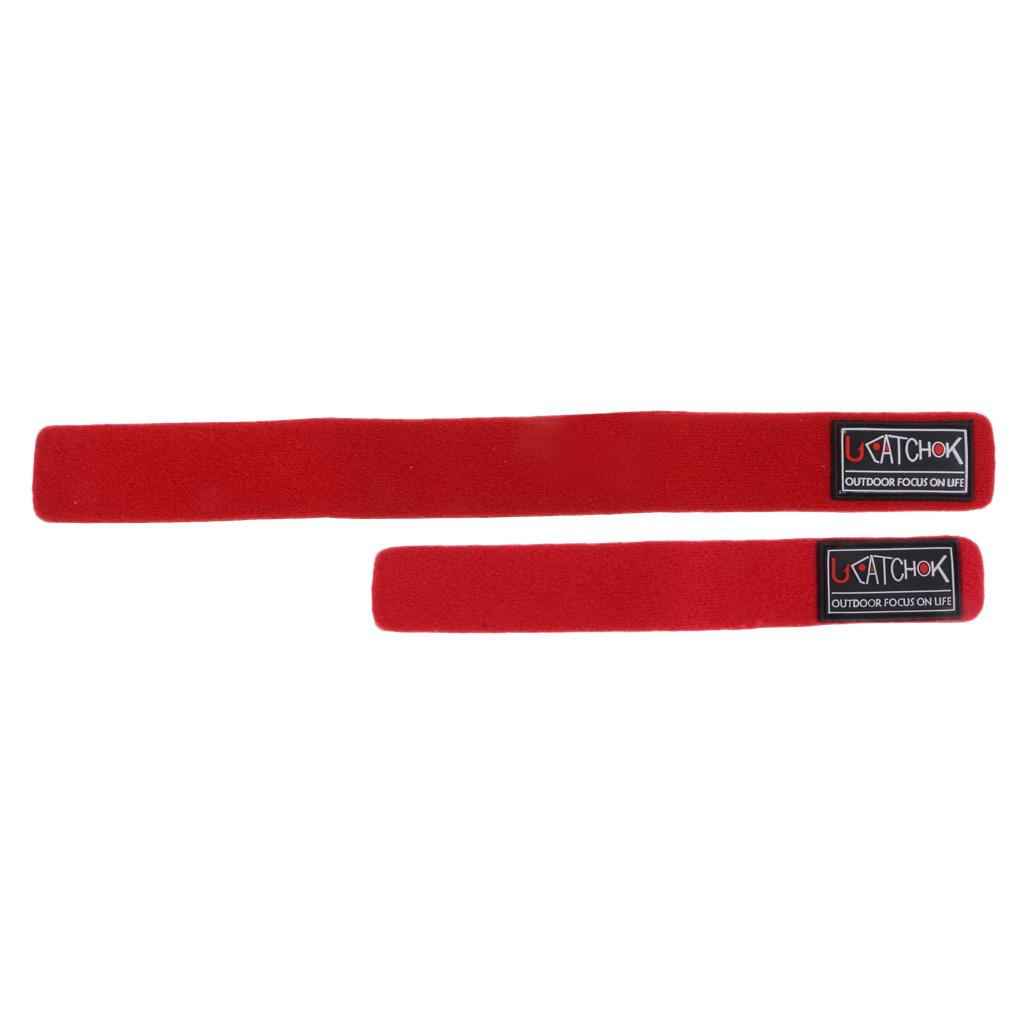 2Pcs Attache Canne à Pêche Courroie Ceinture Bande Support 2Pcs Attache Canne à Pêche Courroie Ceinture Bande Support