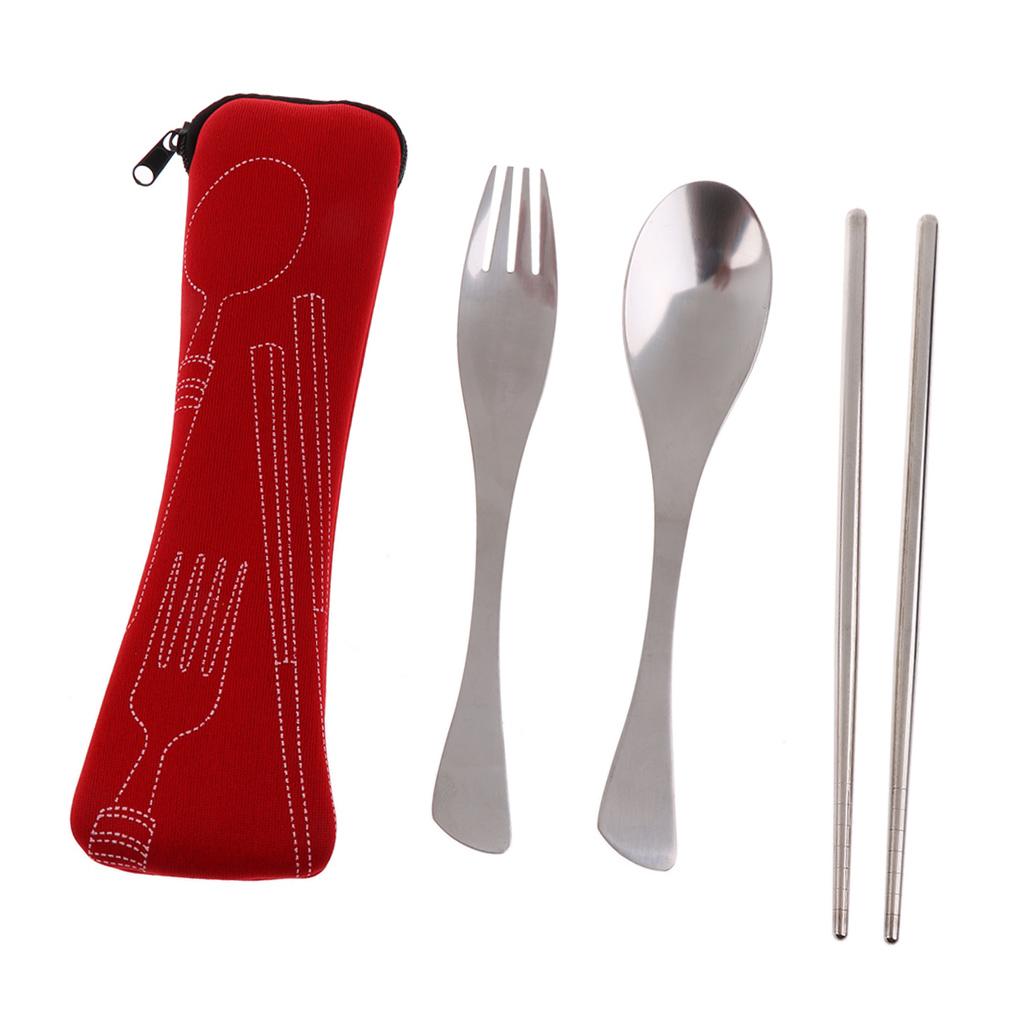 Camping Cutlery Travel Cutlery Picnic Cutlery Set incl. fork Spoon