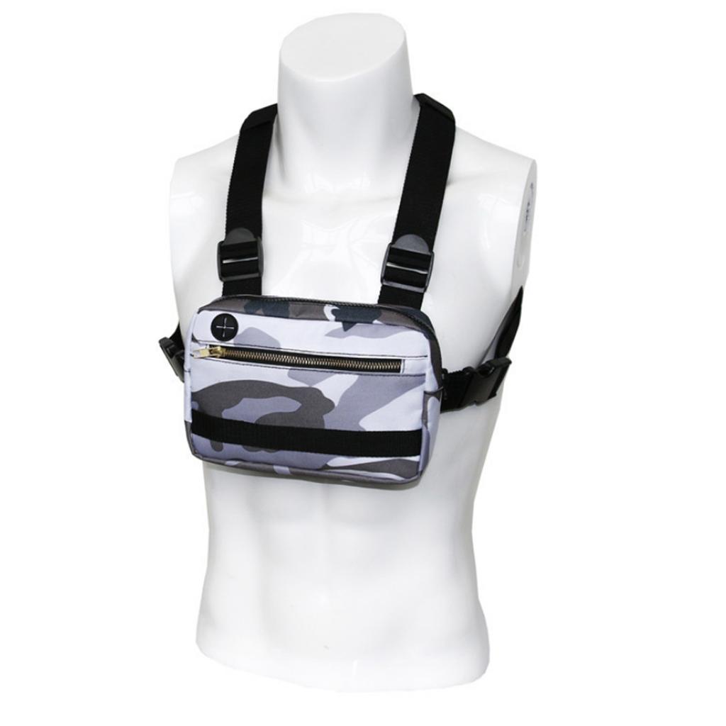 Chest Bag Vest Utility Gadget Holder Running Hunting Camping Large Capacity