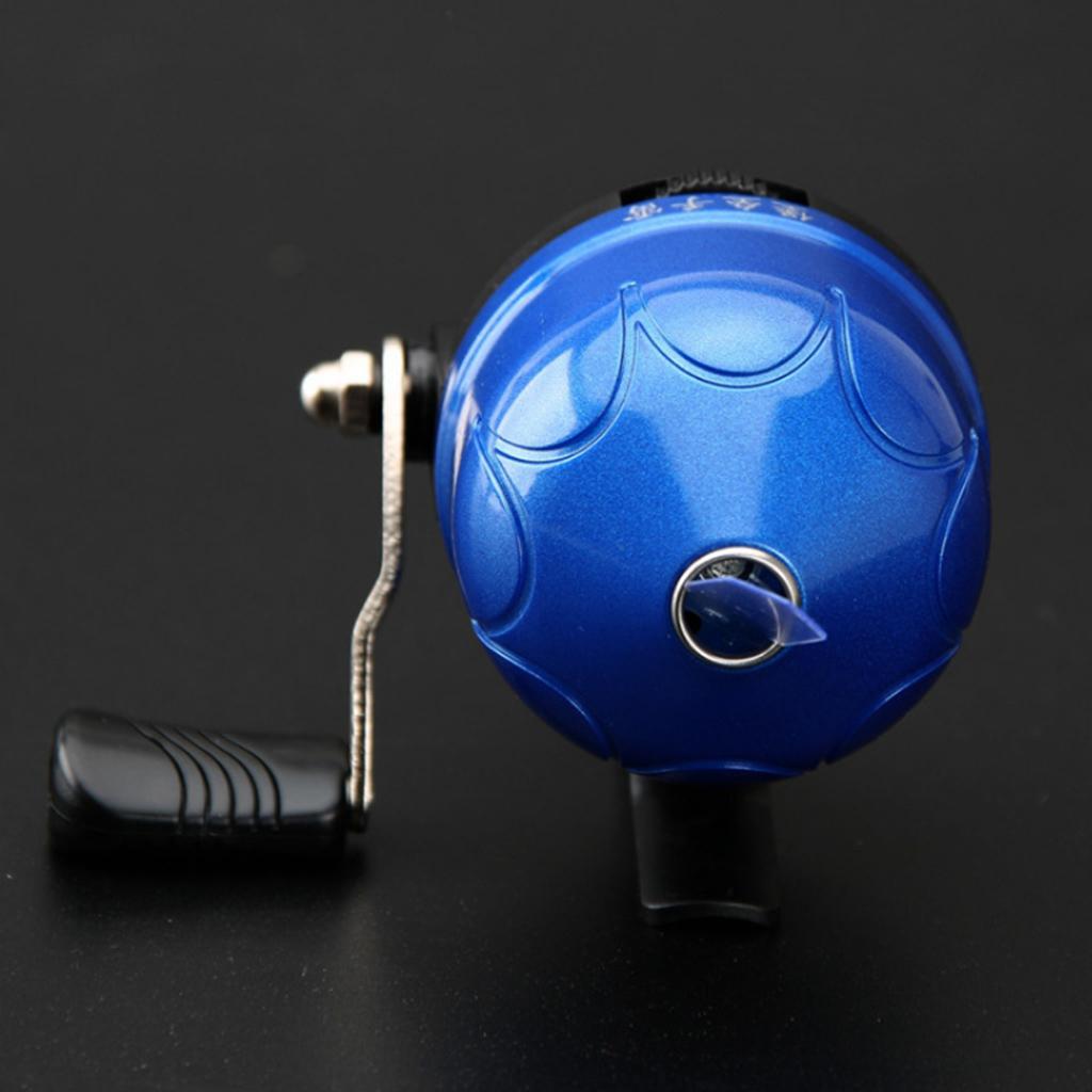 Nylon Spincast Fishing Reel Saltwater Closed Face Under-spin Reel Blue