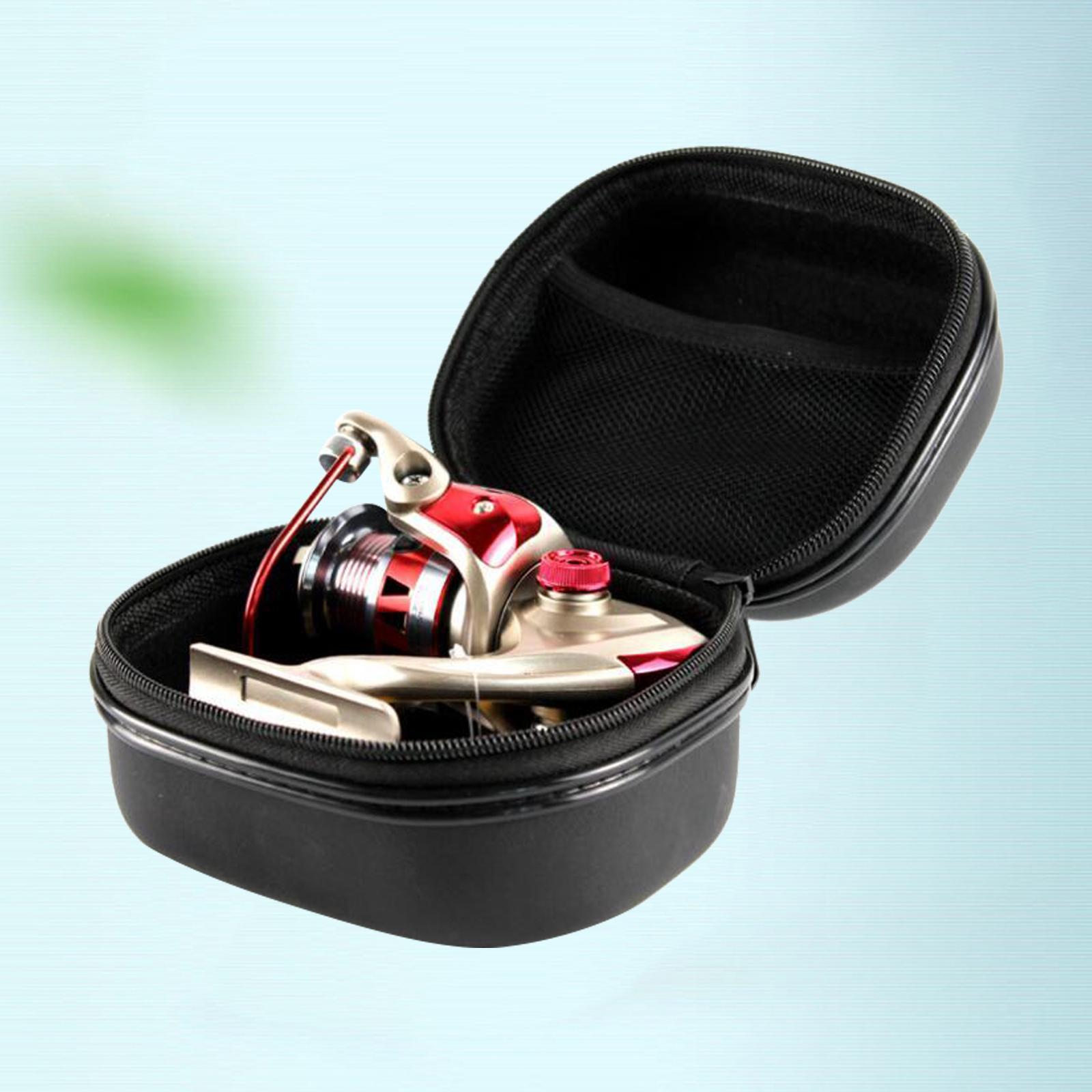 Outdoor Spinning Fishing Reel Cover Bag Protective Case Organizer Black