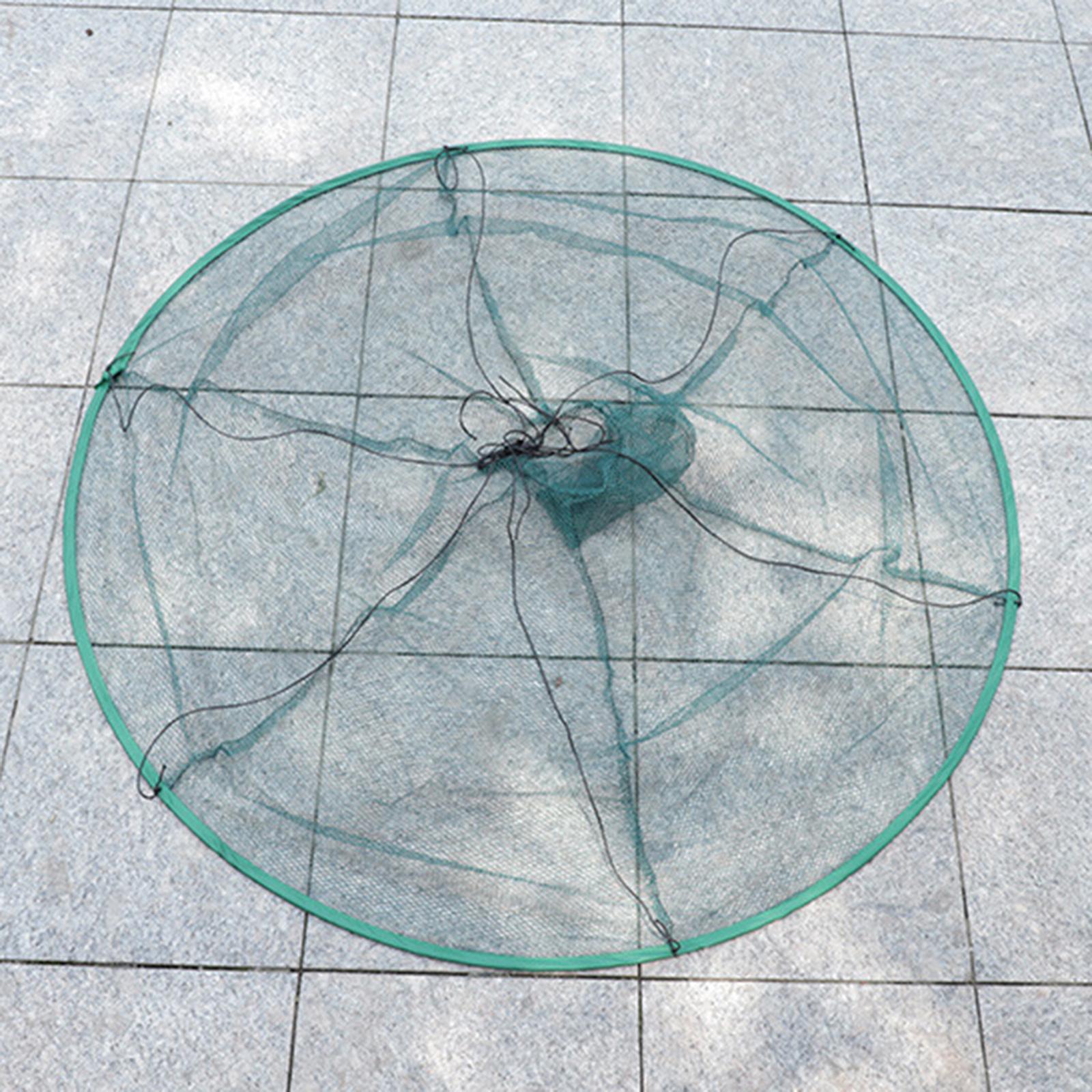 Crawfish Fishing Net Portable Foldable for Traveling Harbour Fishermen 80cm