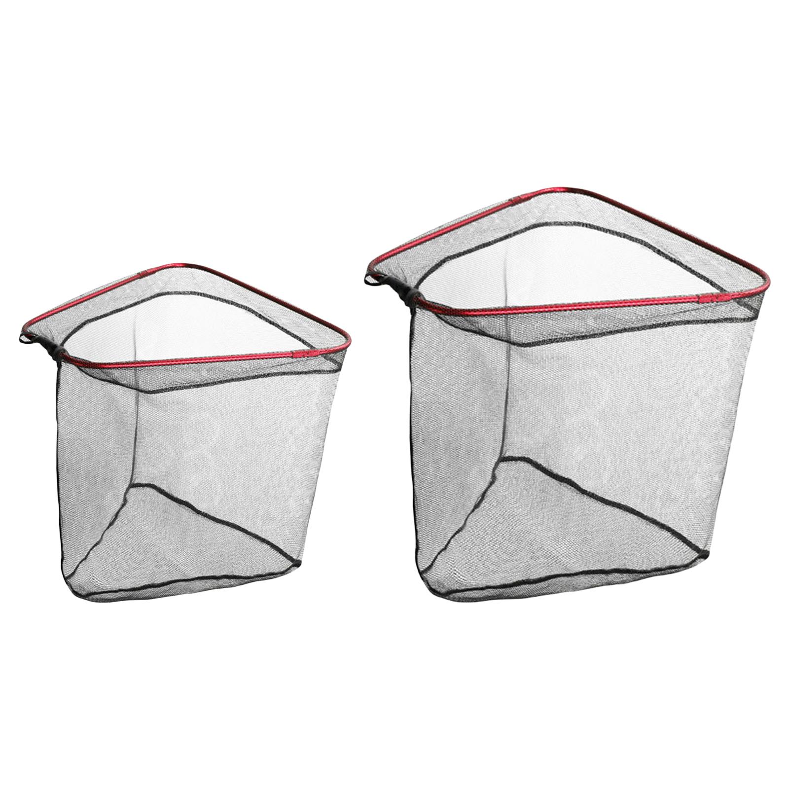 Aluminum Alloy Folded Fishing Landing Net for Salmon Steelhead 38x40cm