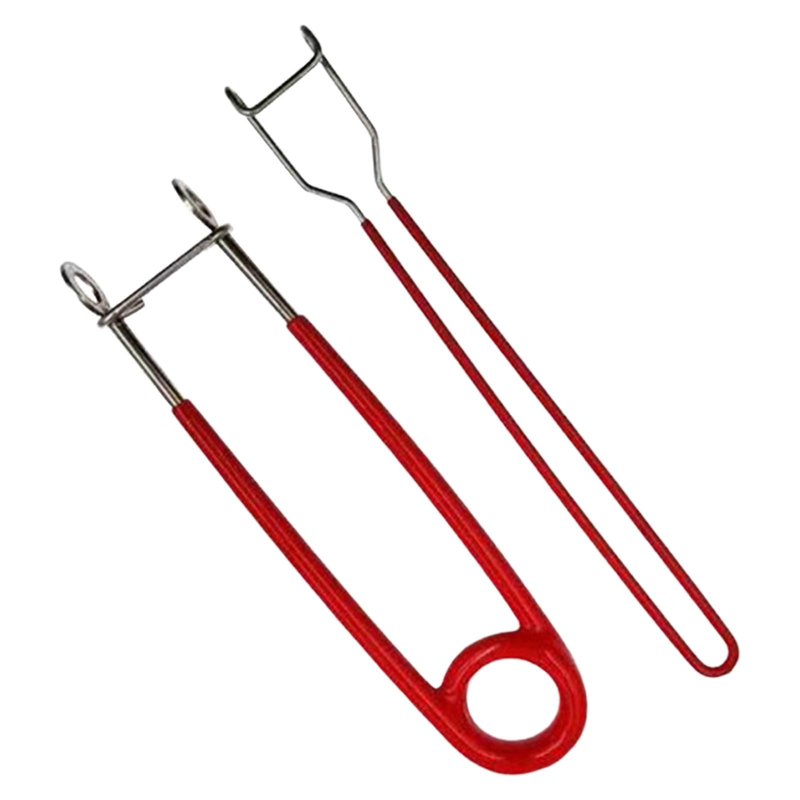 Fish Mouth Opener Kits Frogs Fish Hook Remover Tool Fishing Tackle Red 