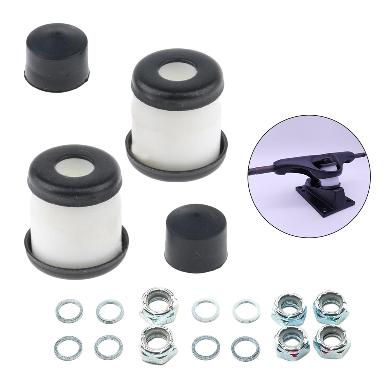 Skateboard Truck Bushings Kit Skateboard Cup Shock Absorb white