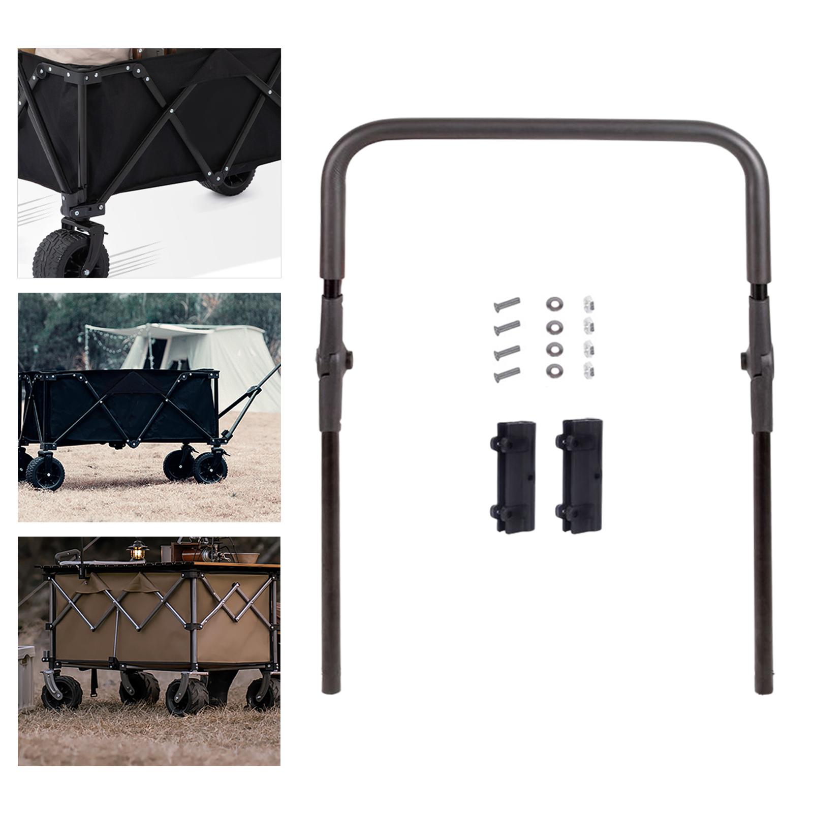 Collapsible Folding Cart Push Handle for Folding Camping Cart Grocery Cart