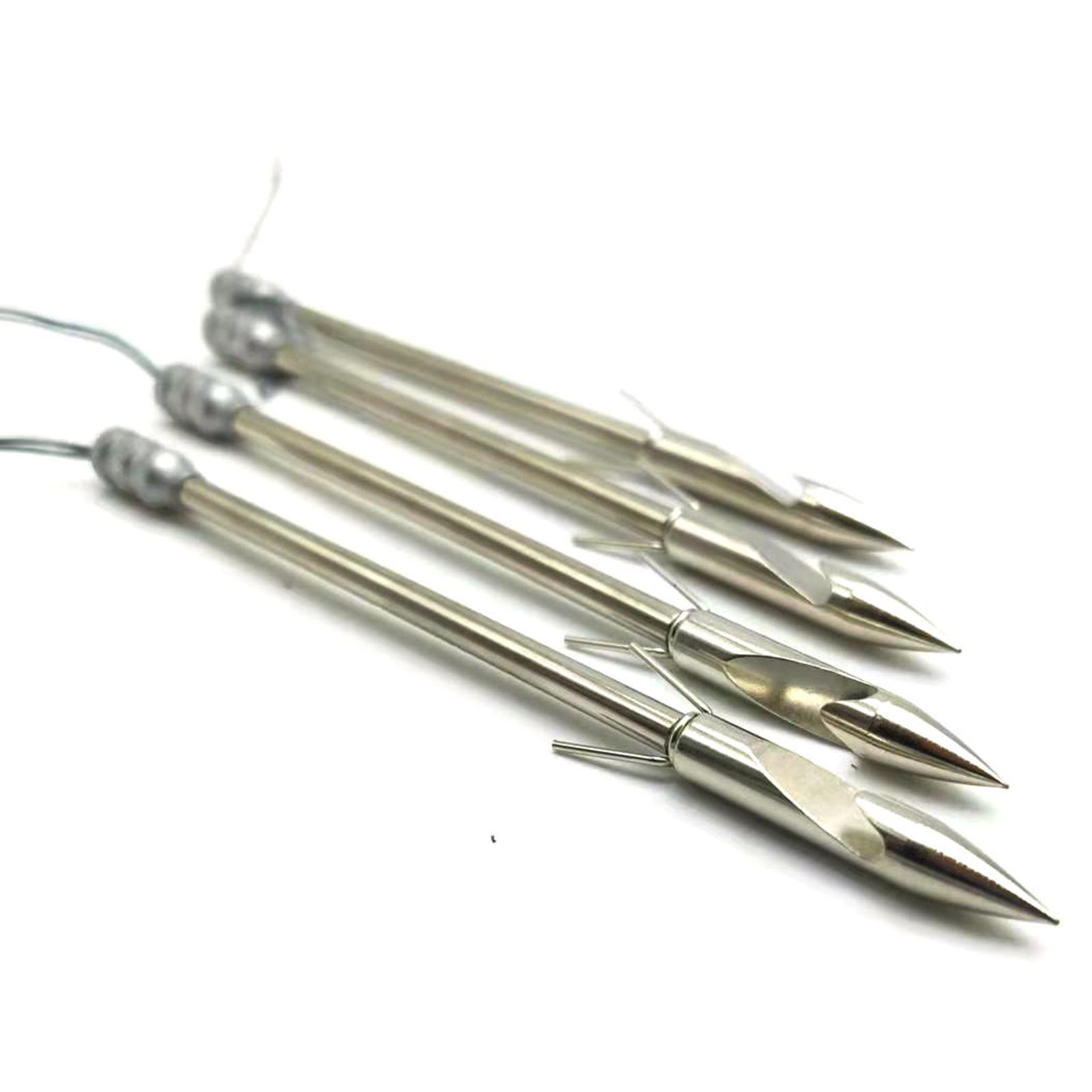 2xSlingshot Dart Catapult Arrows 14cm Hunt Tool Fishing Arrowheads Broadhead
