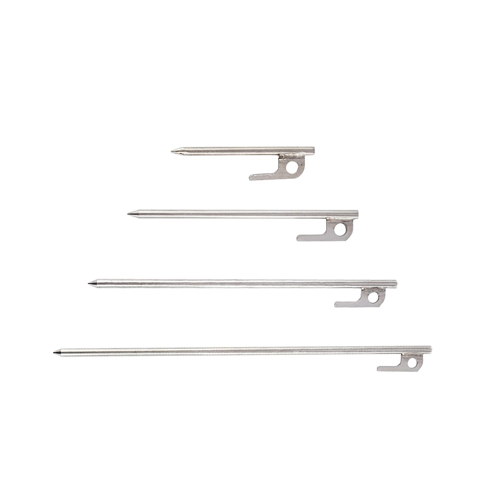 2xStainless Steel Tent Nails Pegs Outdoor Camping Large Canopy Beach 12cm