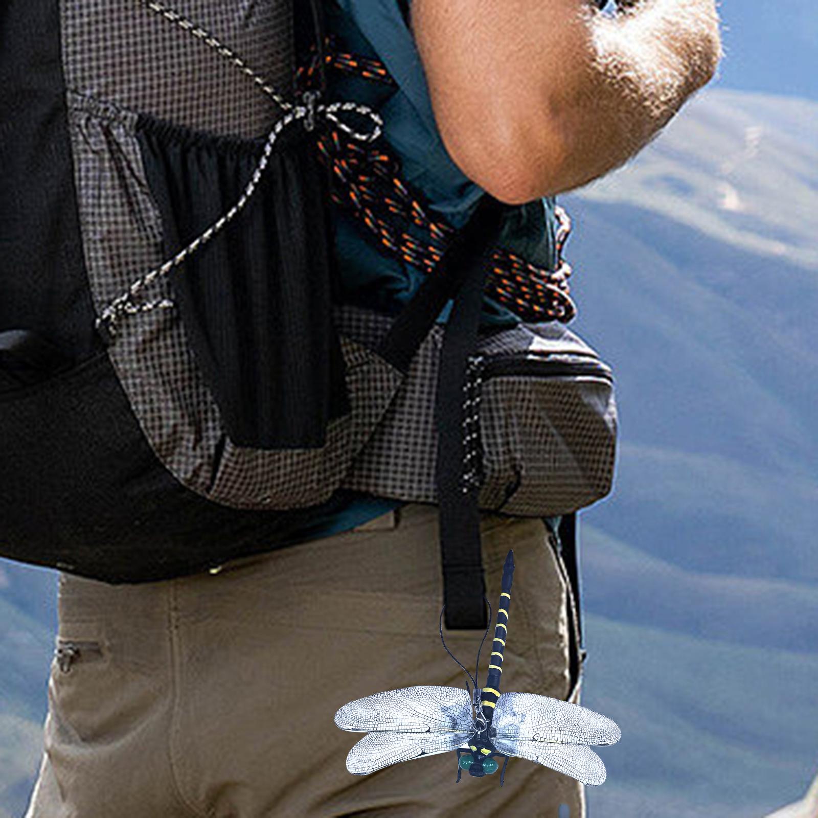 Fake Dragonfly Model Portable Hanging Charms for Fishing Backyard Garden