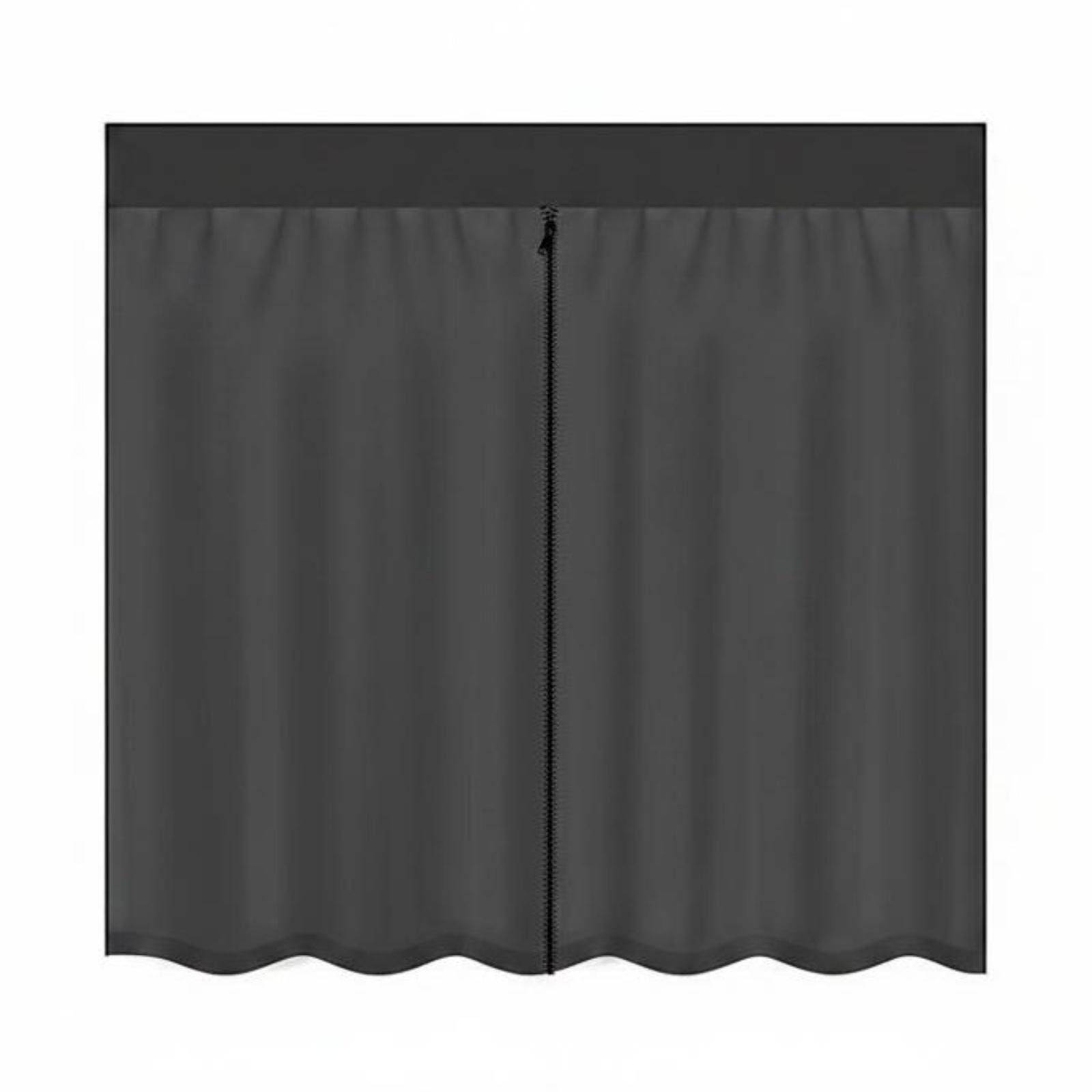 RV Rear Door Screen Zippered Travel Trailer Screen Door Weighted 165CM X 135CM