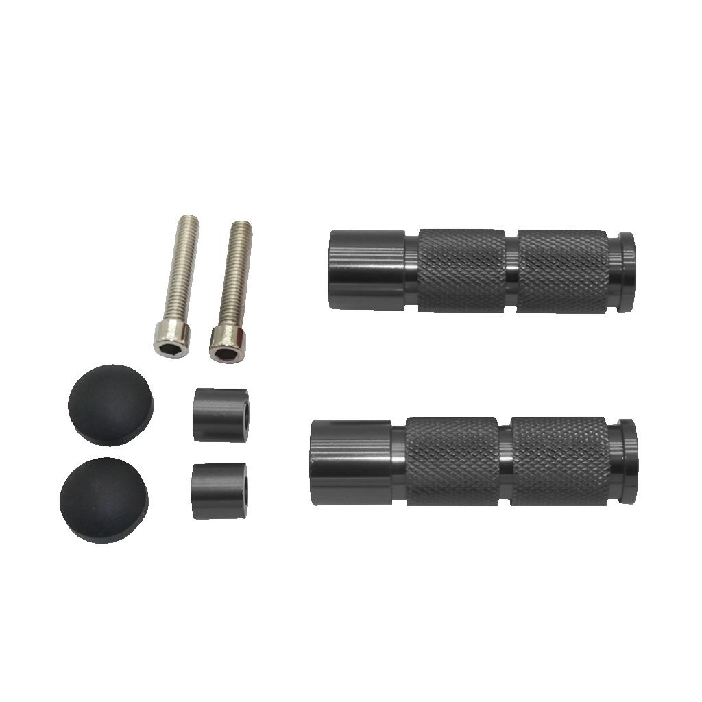 Motorcycle Foot Pegs Black