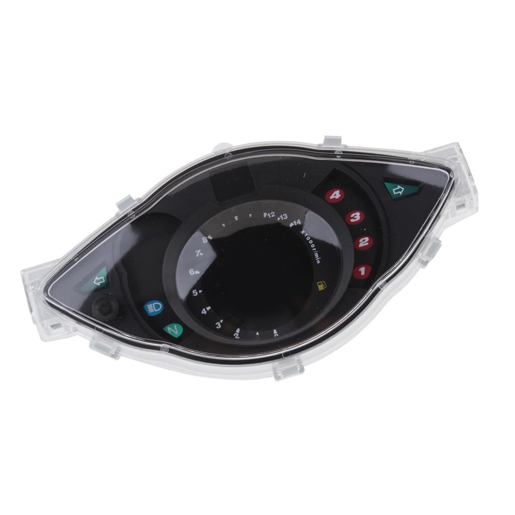 LCD Digital Odometer Speedometer Tachometer Fuel Gauge for Motorcycle