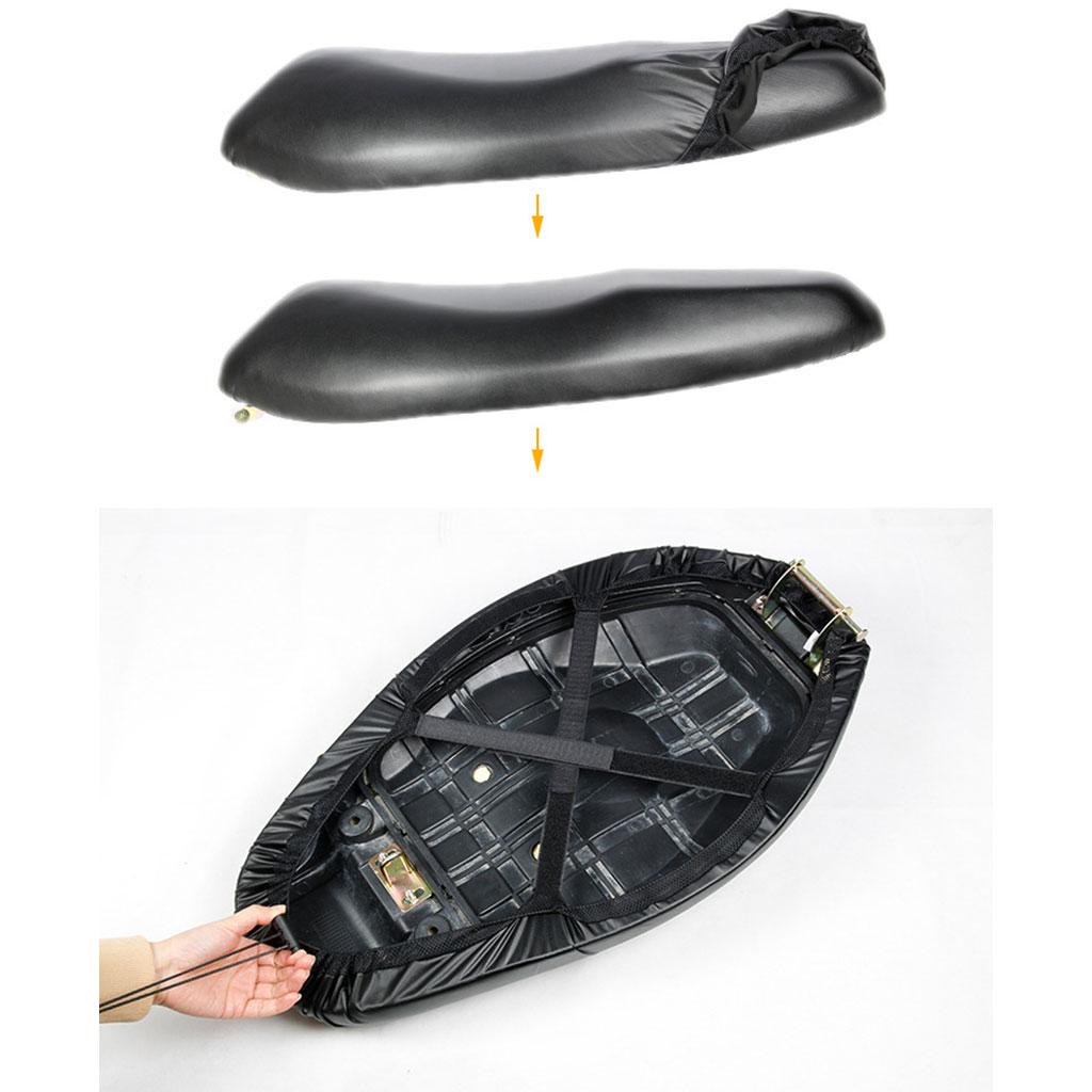 Universal Motorcycle Seat Cover Scooter Rainproof Protector Cushion Mat M